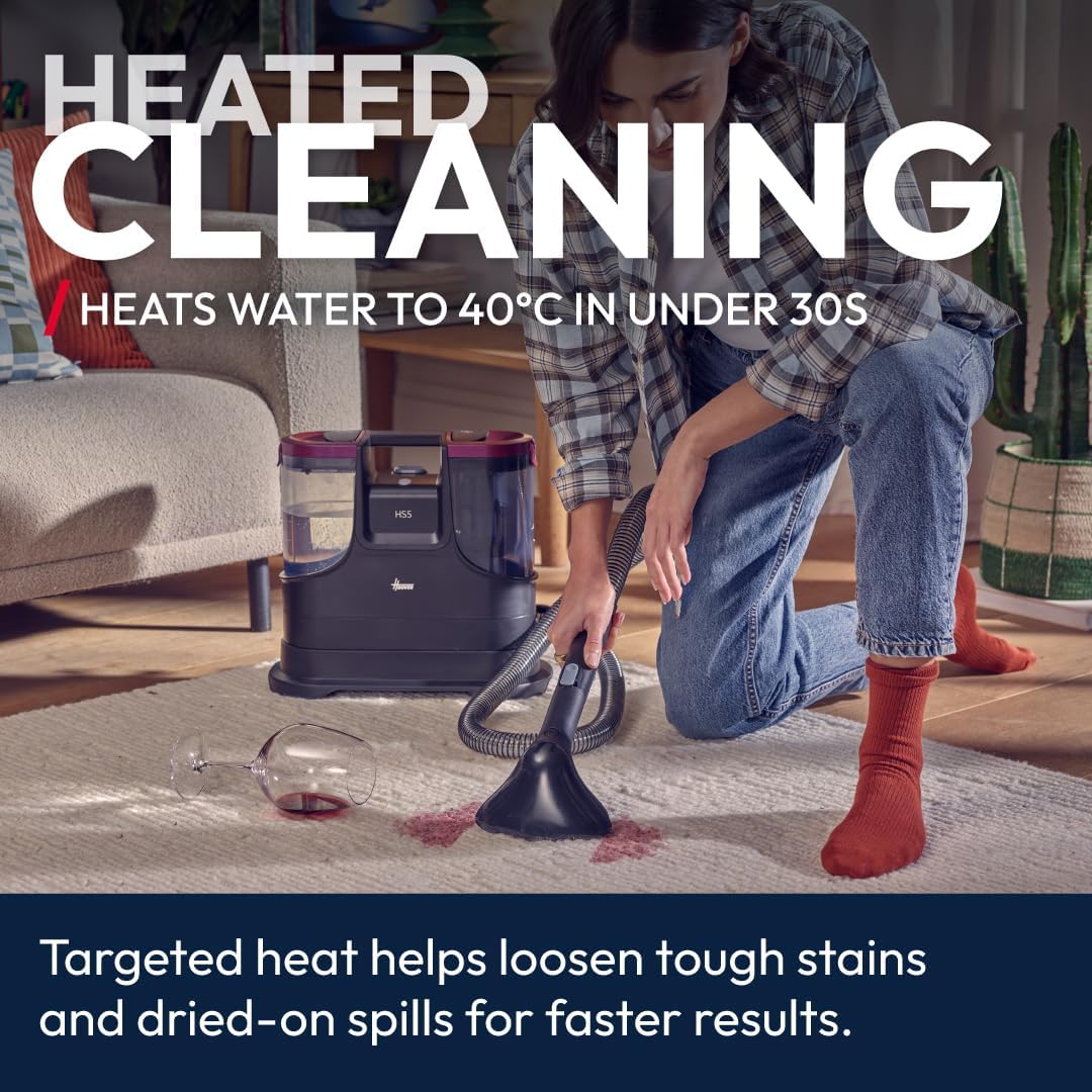 Detalle 2 de Hoover HS5 Heat Spot Cleaner and Stain Remover (HS530) – 40°C hot water wash & dry