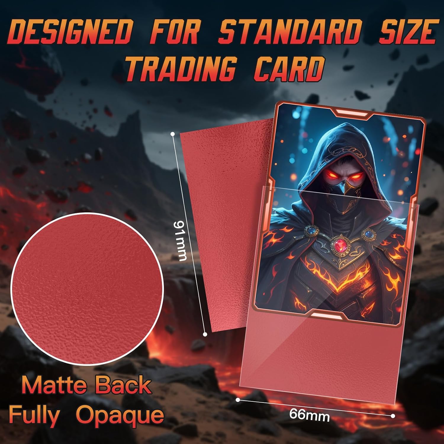 Detalle 2 de 600ct Matte Card Sleeves – Premium Protectors for MTG, TCG and Collectible Cards
