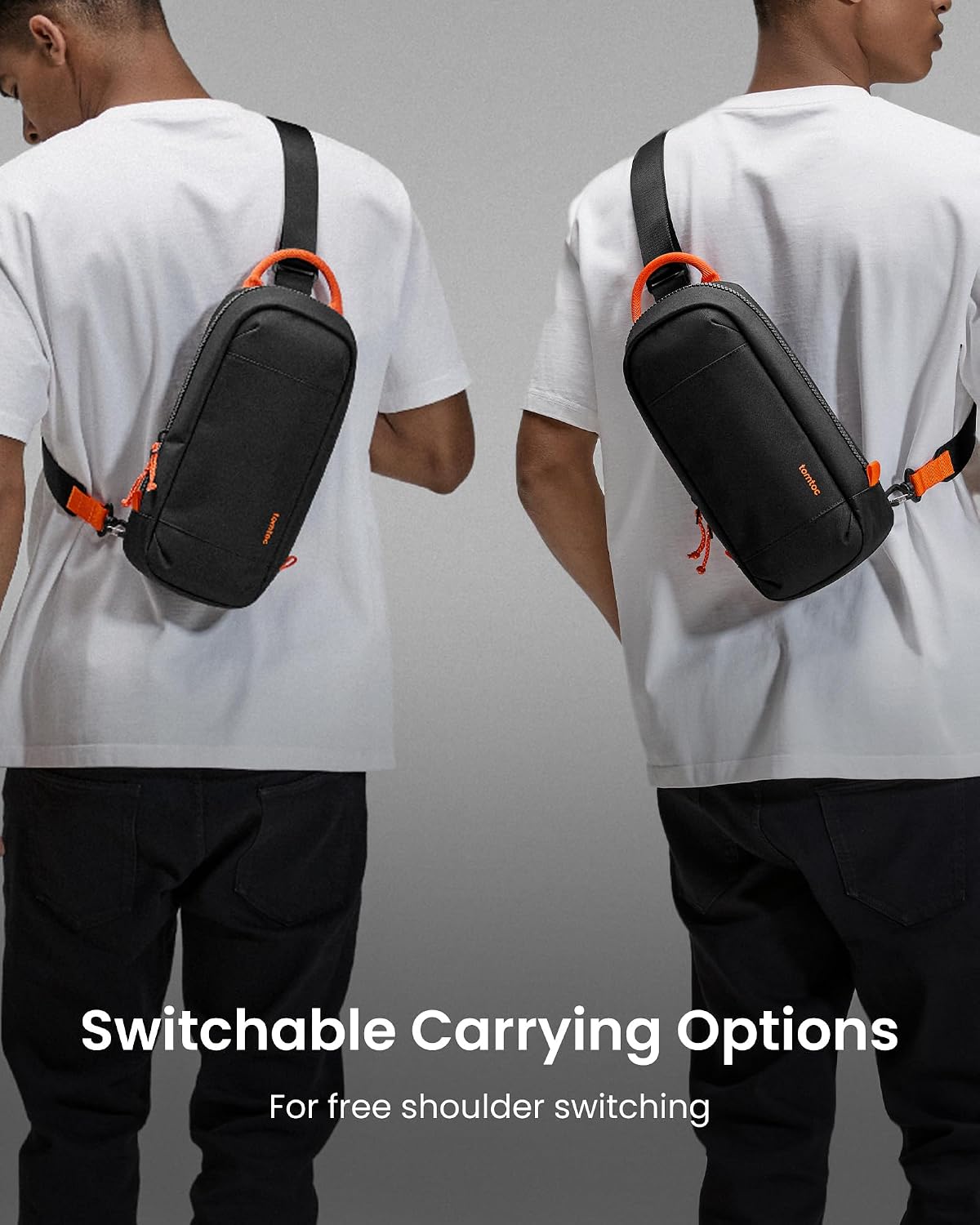 Thumbnail 6 de tomtoc Nintendo Switch 2 sling bag with 8 game card slots