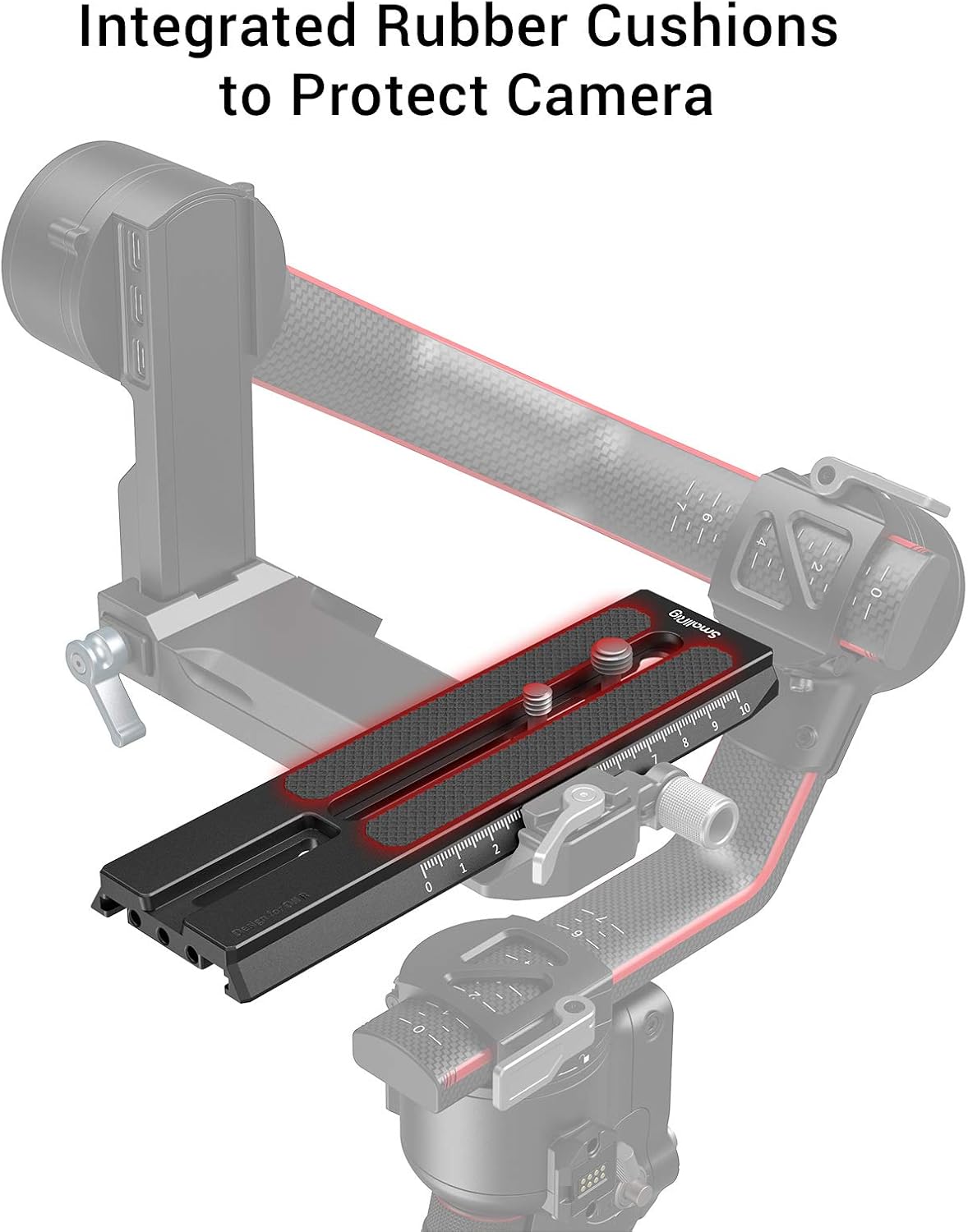 Detalle 2 de SMALLRIG 3031B Long Quick Release Plate pour gimbal