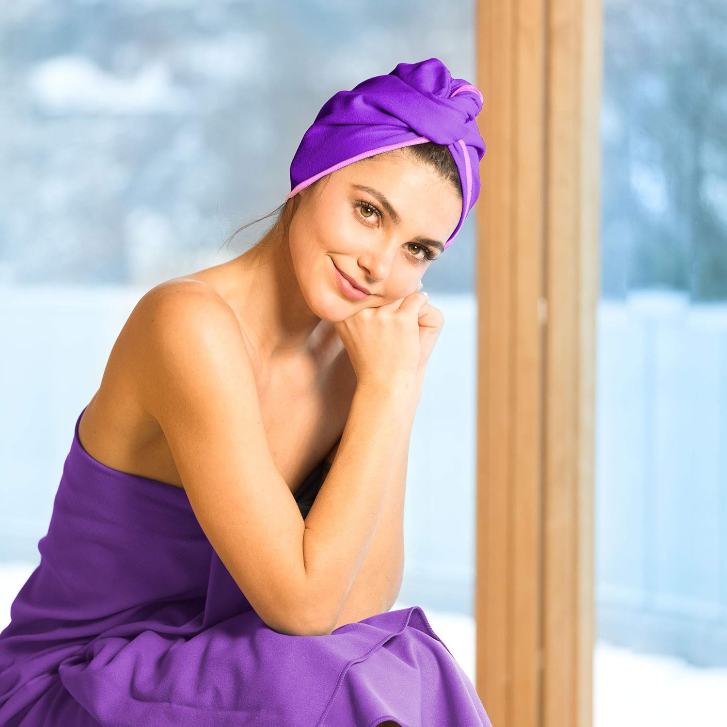 Detalle 2 de Fit-Flip Turban Cheveux Microfibre