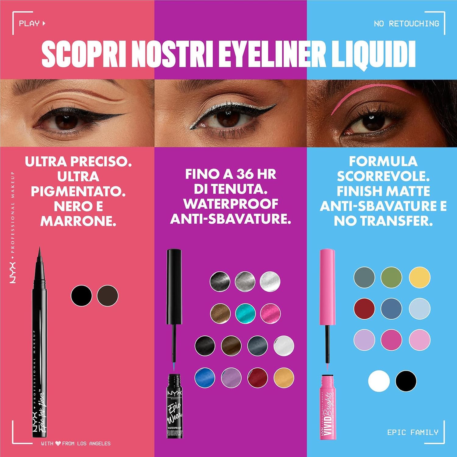 Thumbnail 5 de NYX PROFESSIONAL MAKEUP Epic Ink Eye Liner 16 ml 💄