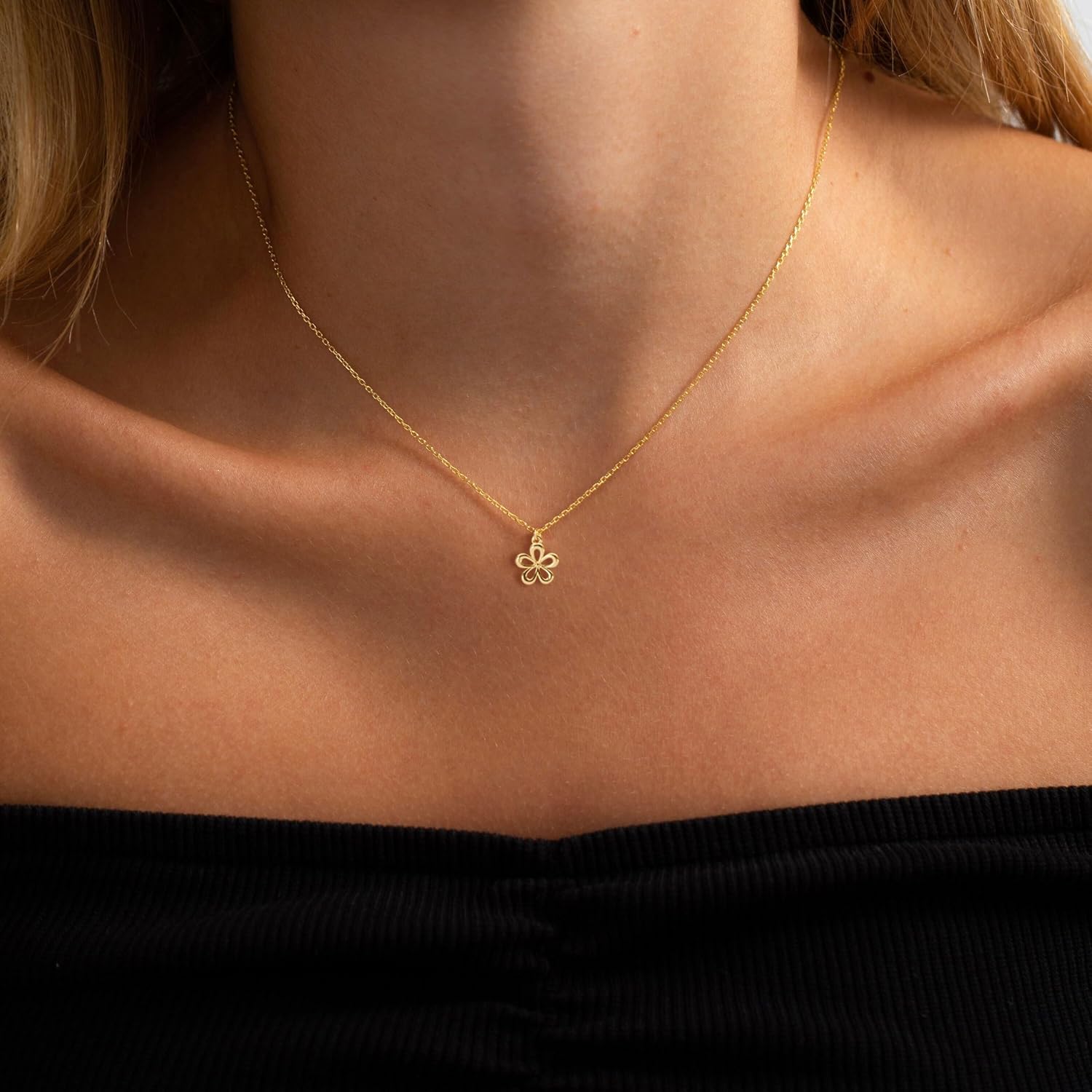 Detalle 2 de HANLI Halskette Gold 14K vergoldet 42 cm