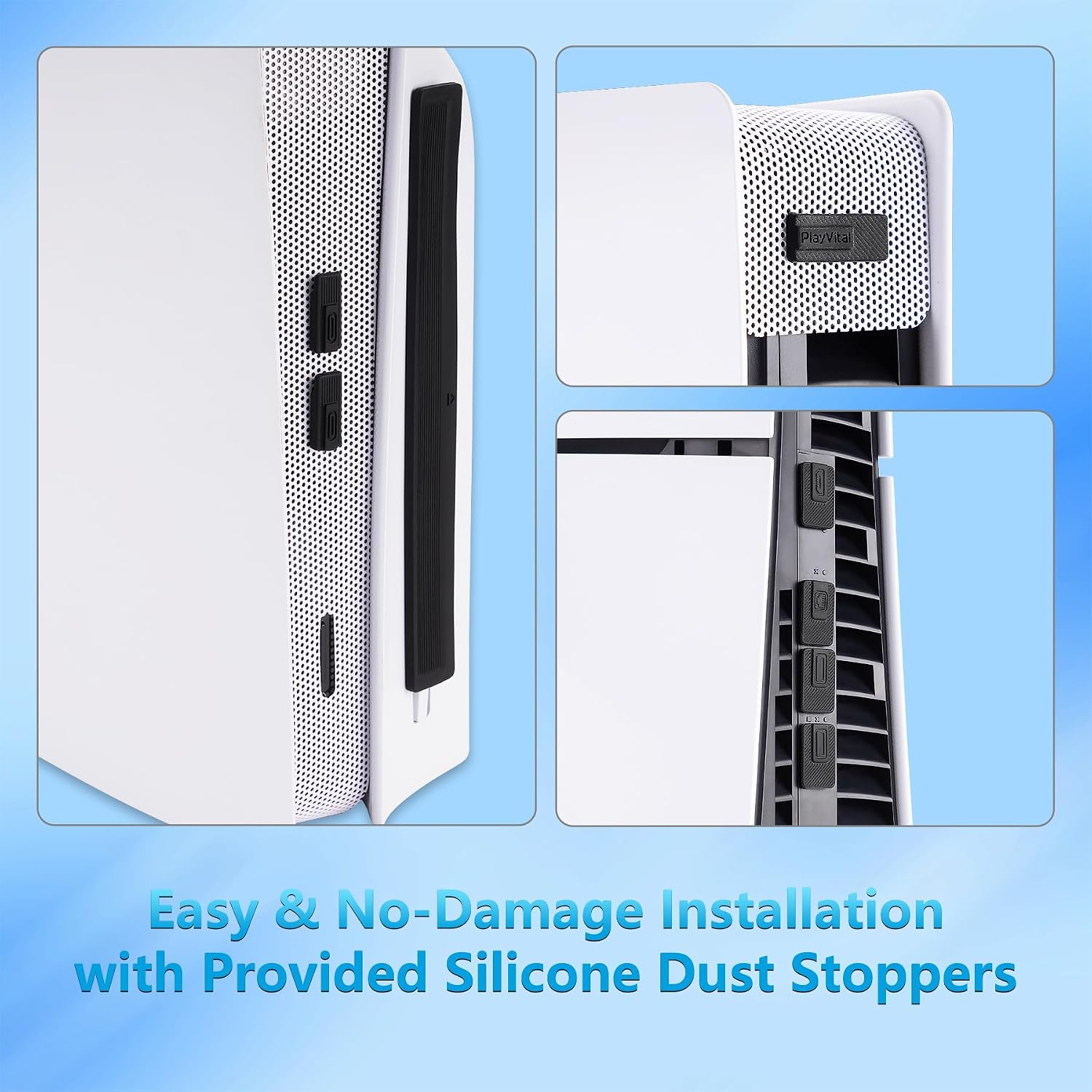 Thumbnail 4 de playvital 12-in-1 Dust Cover Kit for PS5 Slim