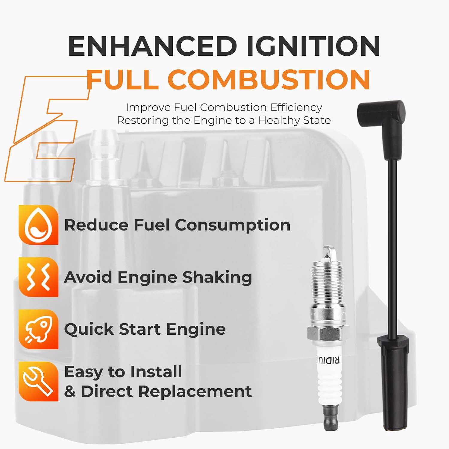 Thumbnail 1 de Autoexact Ignition Coil Packs Iridium Spark Plugs Wires Kit for 1990-2008 Buick/Pontiac/Chevy/Oldsmobile 3.8L V6 (DR39, D555) – 3 Coils, 6 Iridium Plugs, 6 Wires