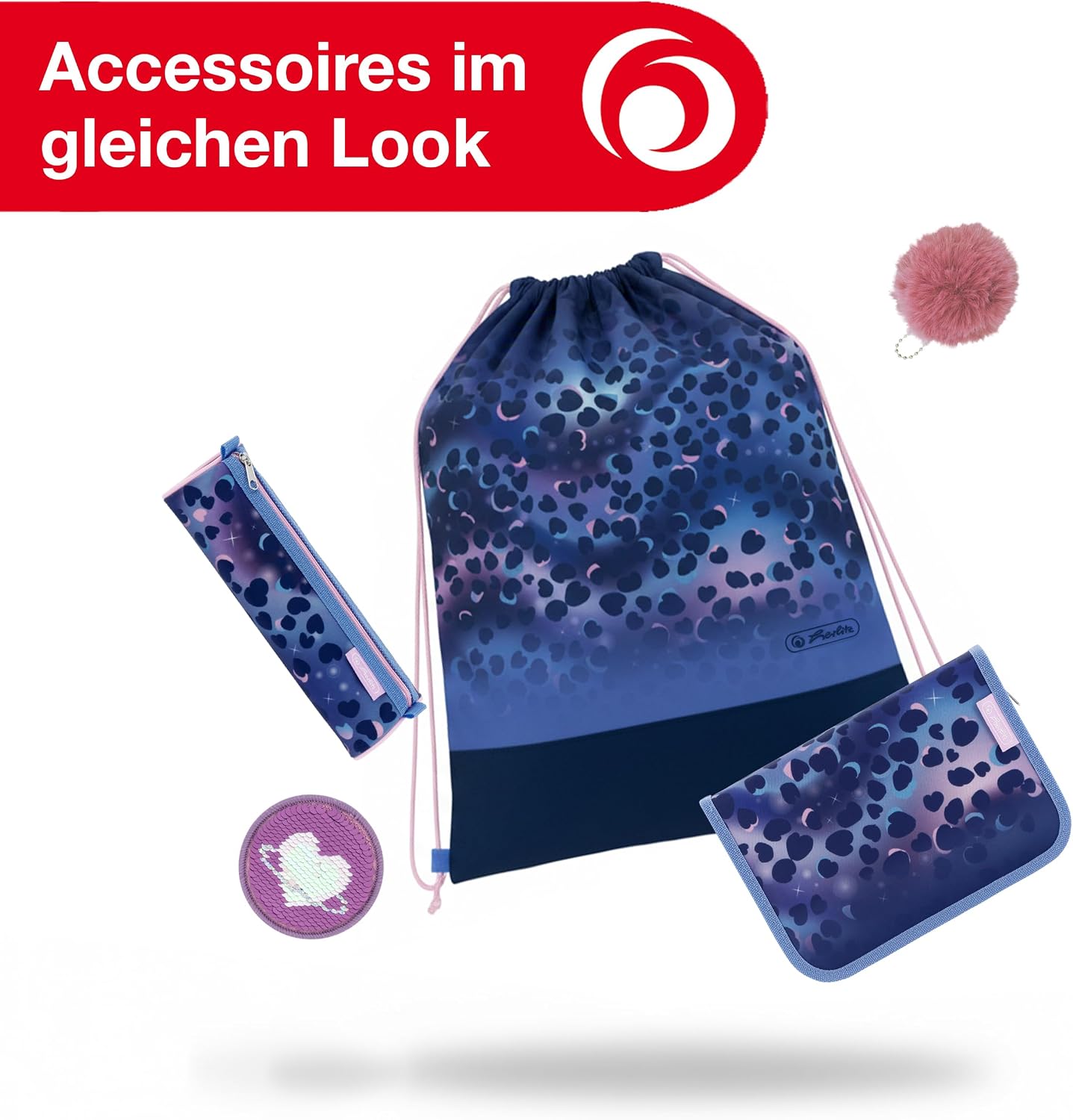 Thumbnail 6 de herlitz Schulranzen Set Ultralight XL Ergonomische Schultasche 22 L – 6-teilig, 1. Klasse (Junge/Mädchen)