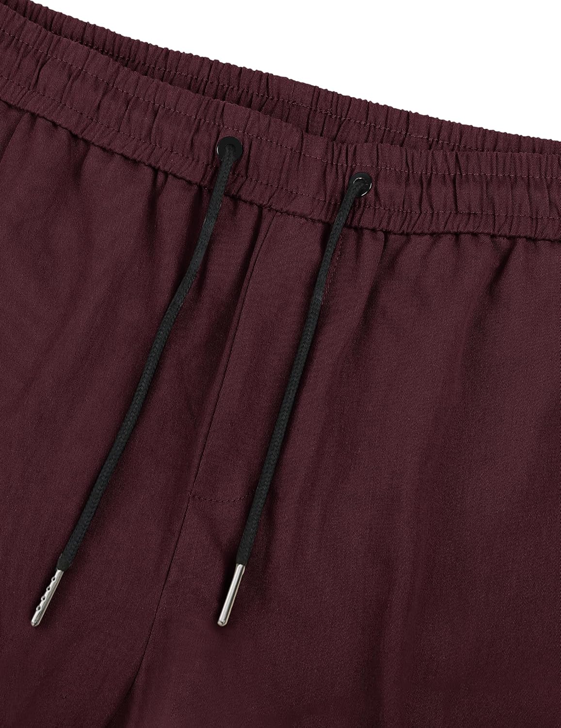 Detalle de TARAINYA Men's Shorts: Soft Cotton Casual Drawstring Shorts with Pockets