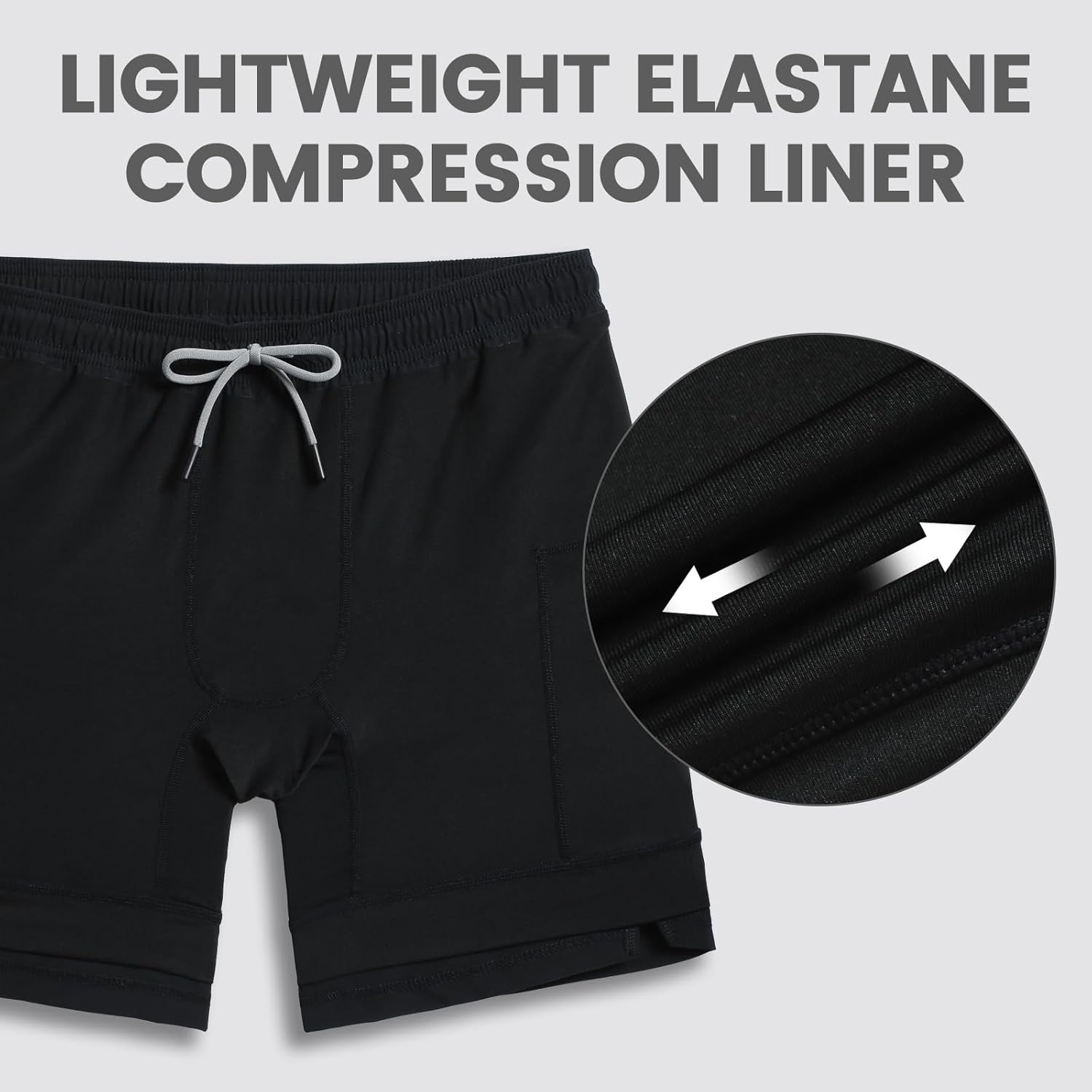 Thumbnail 4 de maamgic Men’s 7-Inch Gym Shorts (2-in-1 with Compression Liner) — Quick-Dry Athletic Workout Shorts