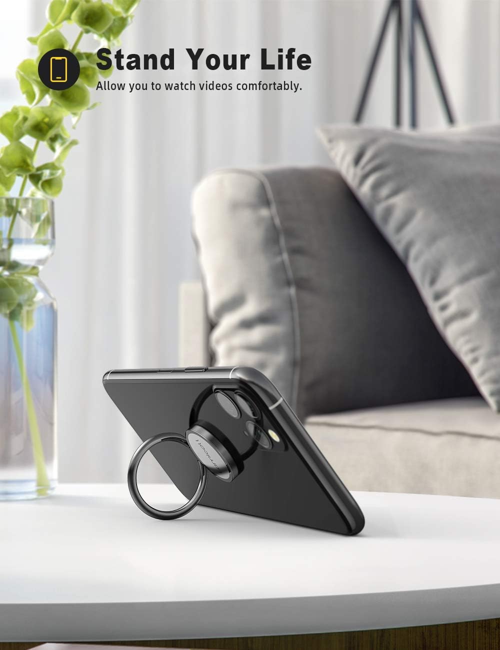 Detalle 2 de Lamicall Phone Ring Holder Zinc Alloy
