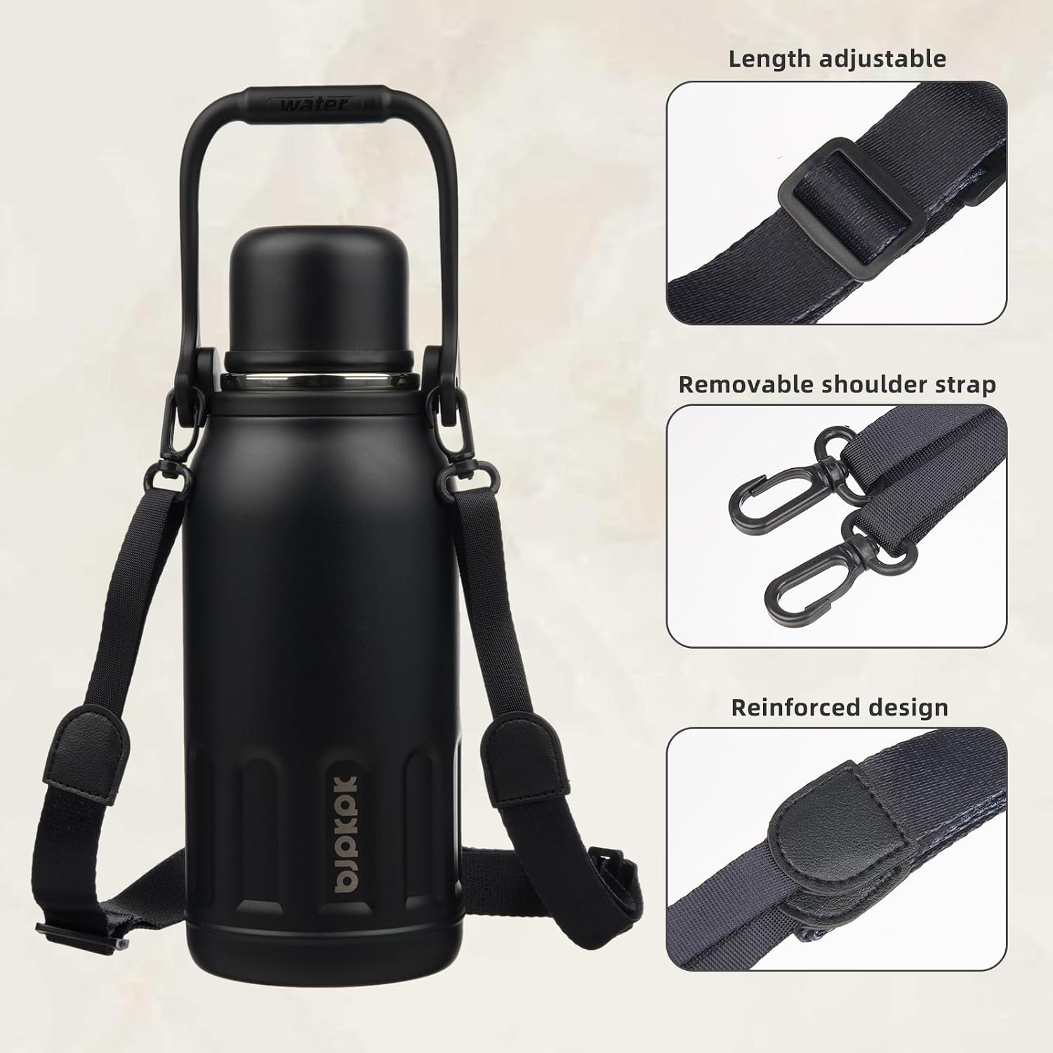 Detalle 2 de BJPKPK Insulated Water Bottle, 40 oz