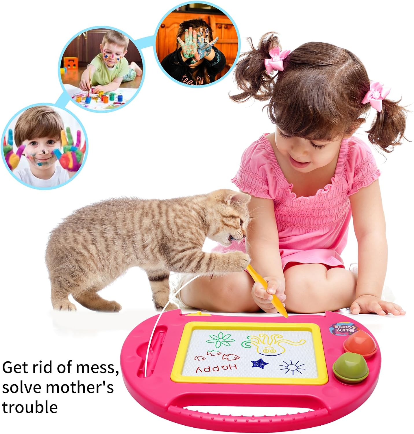 Thumbnail 6 de BABLOCVID Magnetic Drawing Board, ABS