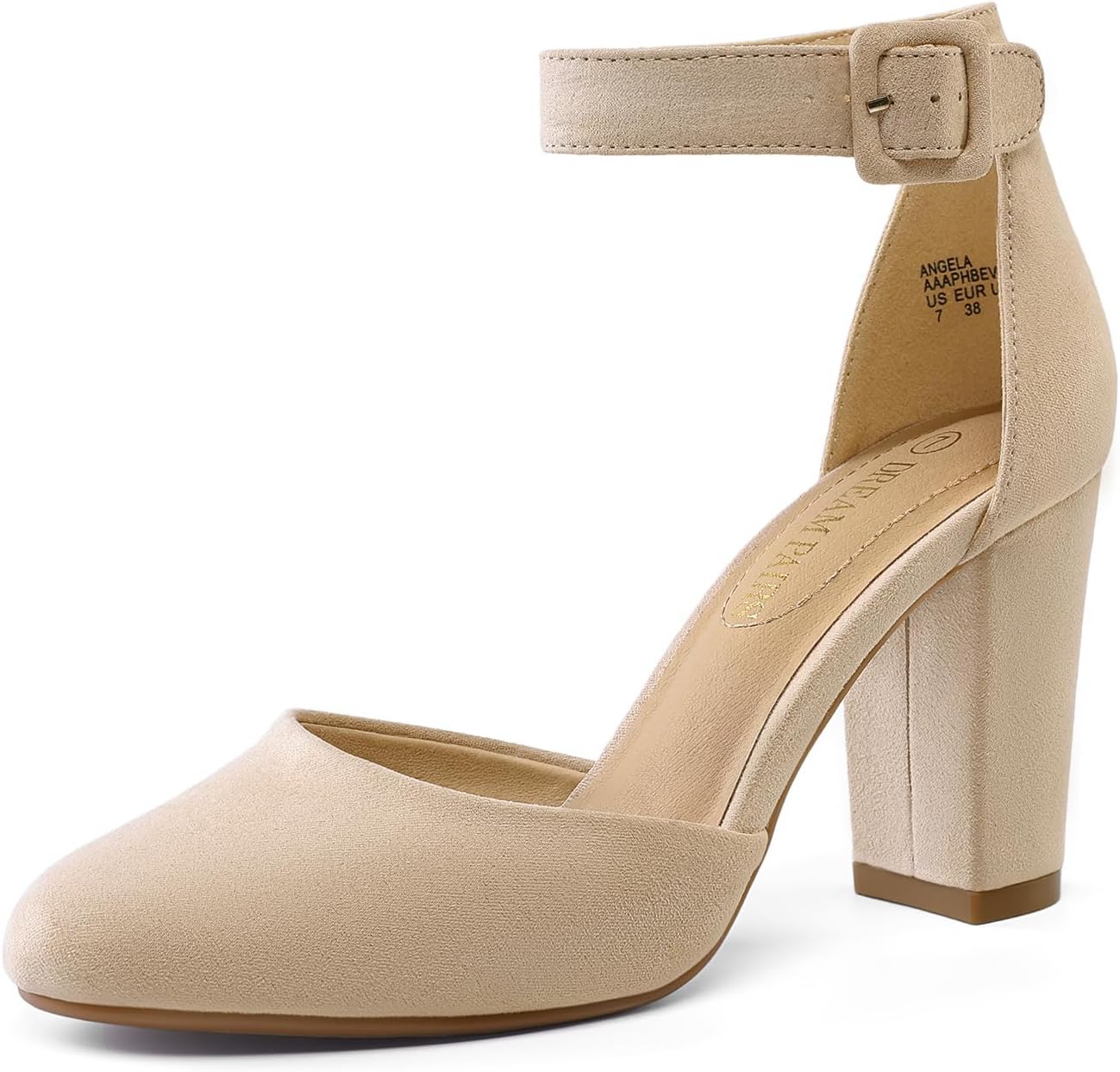 Detalle de DREAM PAIRS High Heel Wedding Pumps 3.3in ðŸ‘