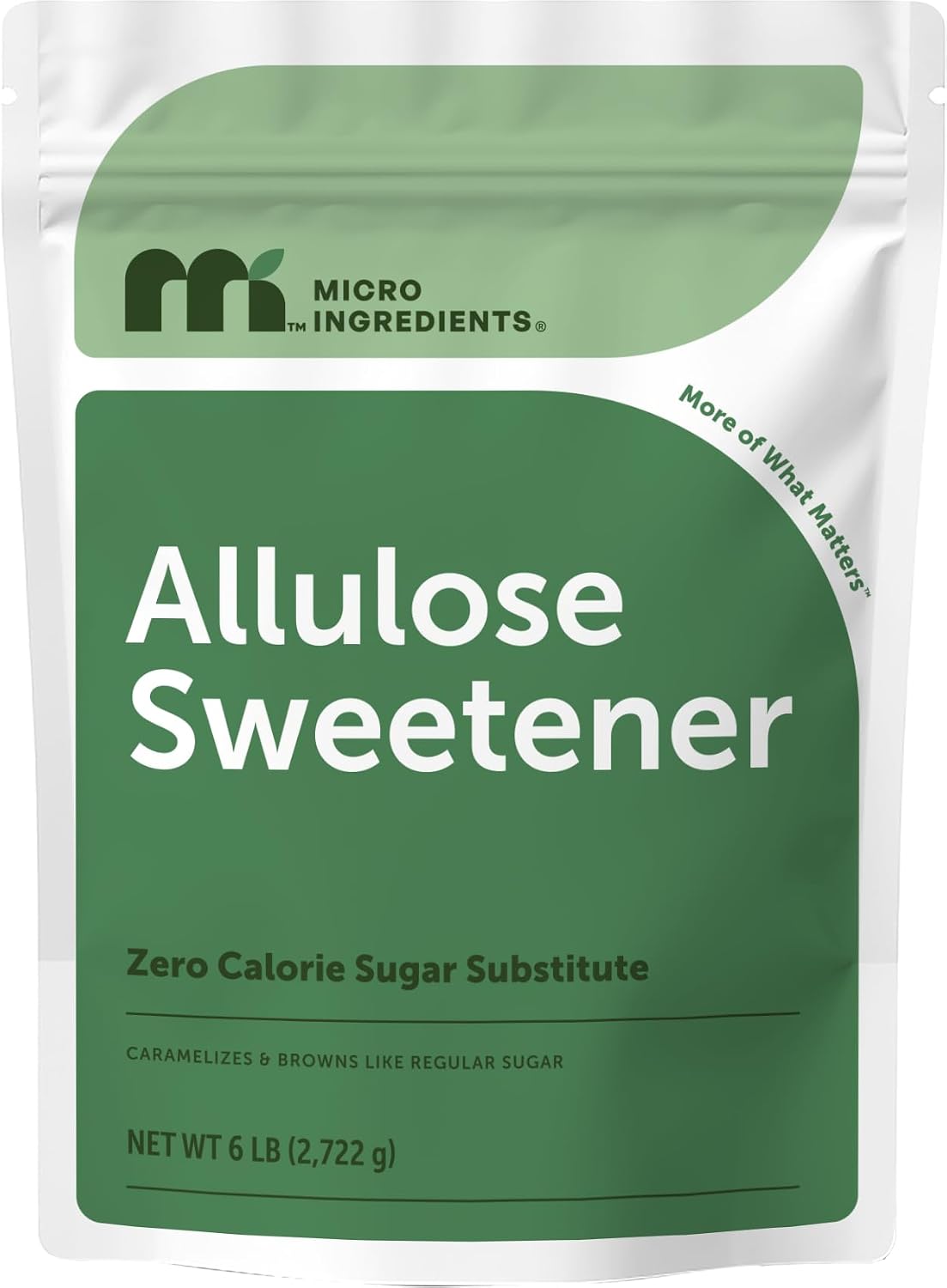 Detalle de Micro Ingredients Allulose Sweetener, 6 lb Zero-Calorie Plant-Based Sugar Alternative