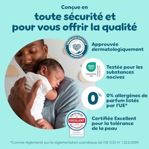 Thumbnail 7 de Pampers Premium Protection Taille 2, 192 couches, 4-7 kg, voile Dermacomfort