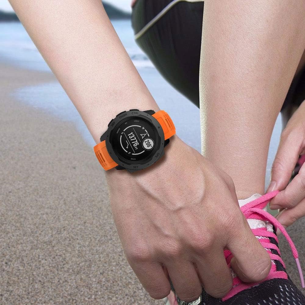 Thumbnail 6 de Cinturino in silicone compatibile con Garmin Instinct (20/22/26 mm) per Instinct E45/E40 e Instinct 3