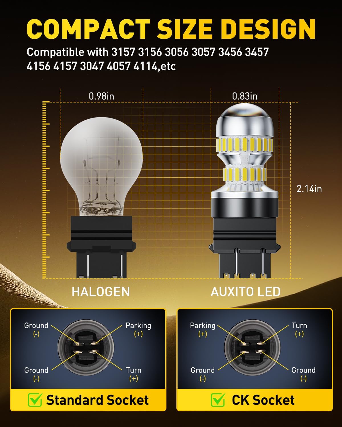 Detalle 2 de AUXITO LED Bulb 3157