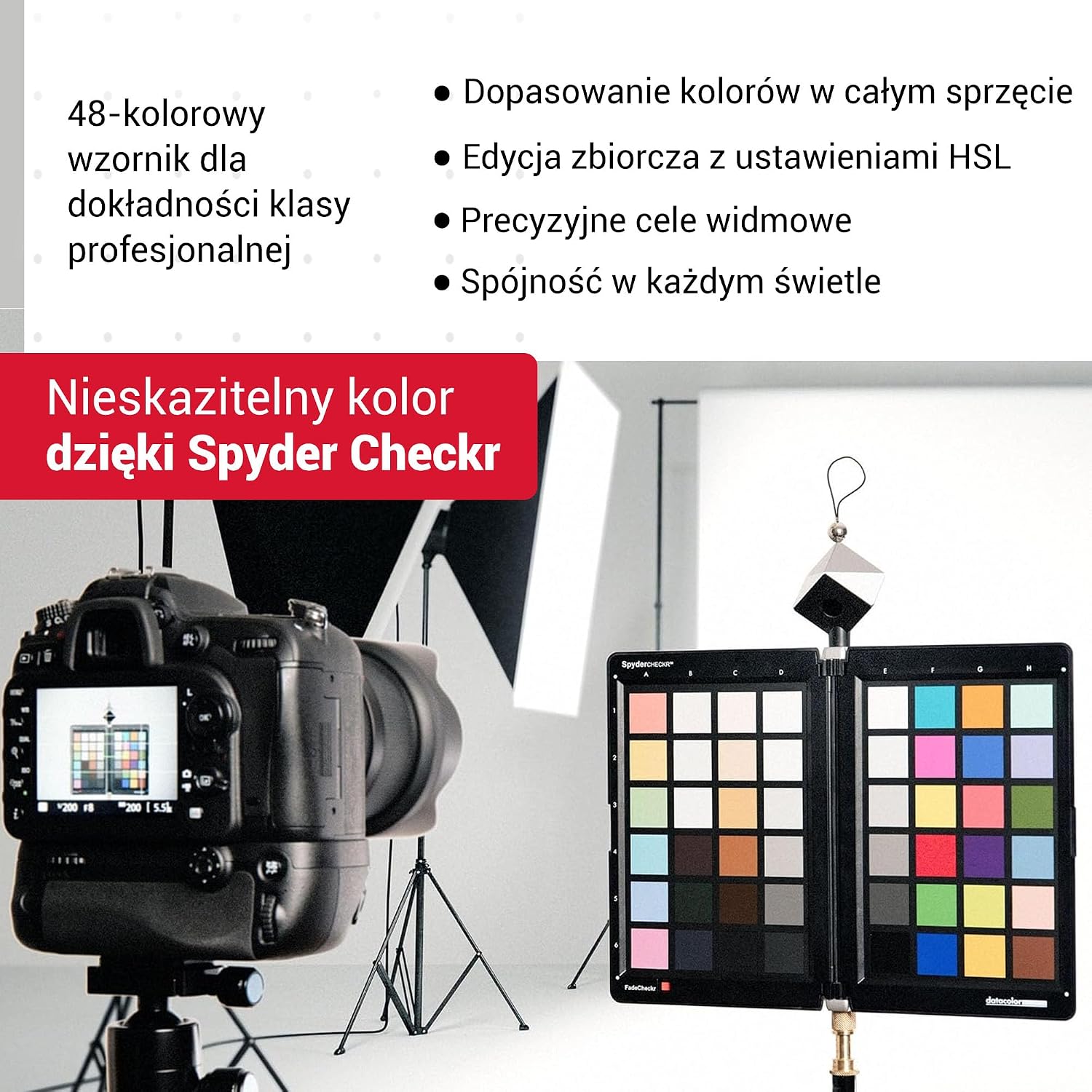 Detalle 1 de Datacolor Spyder X2 Photo Studio Kit – zestaw do kontroli kolorów i ostrości