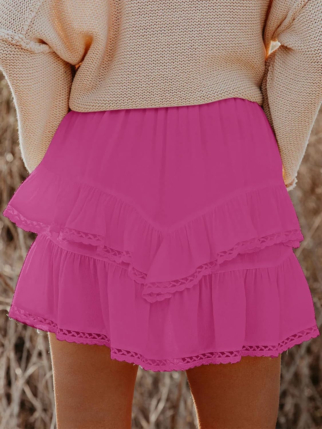 Thumbnail 1 de Aoudery Flowy Shorts High Waist 1.0 in Mini Skort