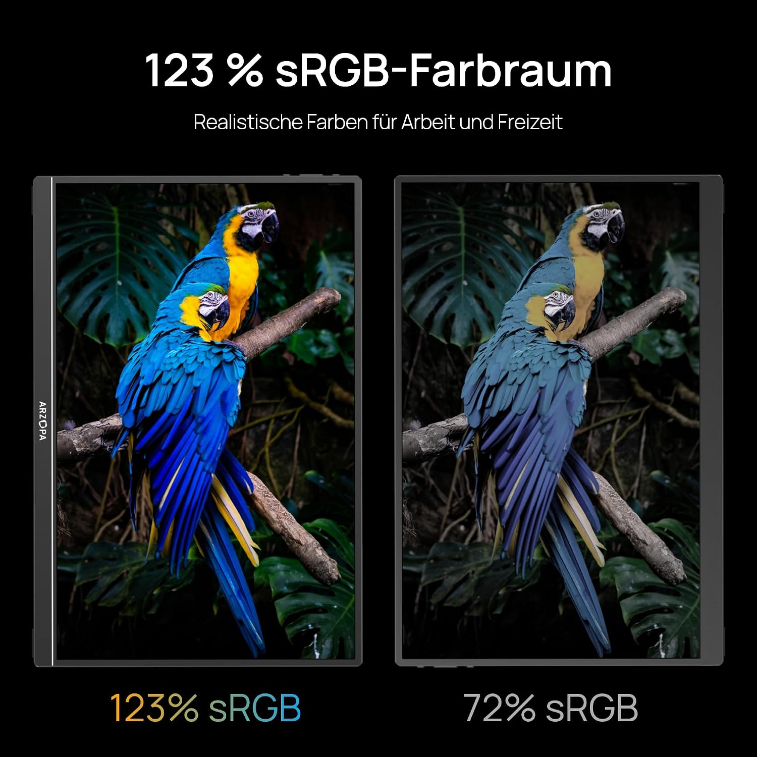 Thumbnail 2 de ARZOPA Z1RC 16" 2,5K tragbarer Monitor