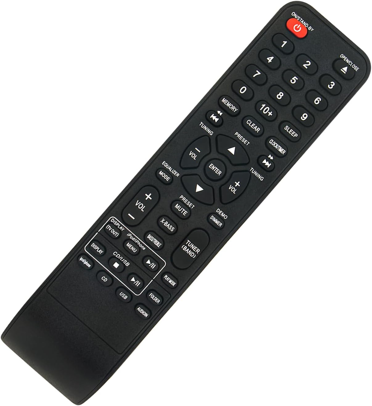 Detalle de RRMCGA246AWSA Replaced Remote Control for Sharp CD Audio Systems