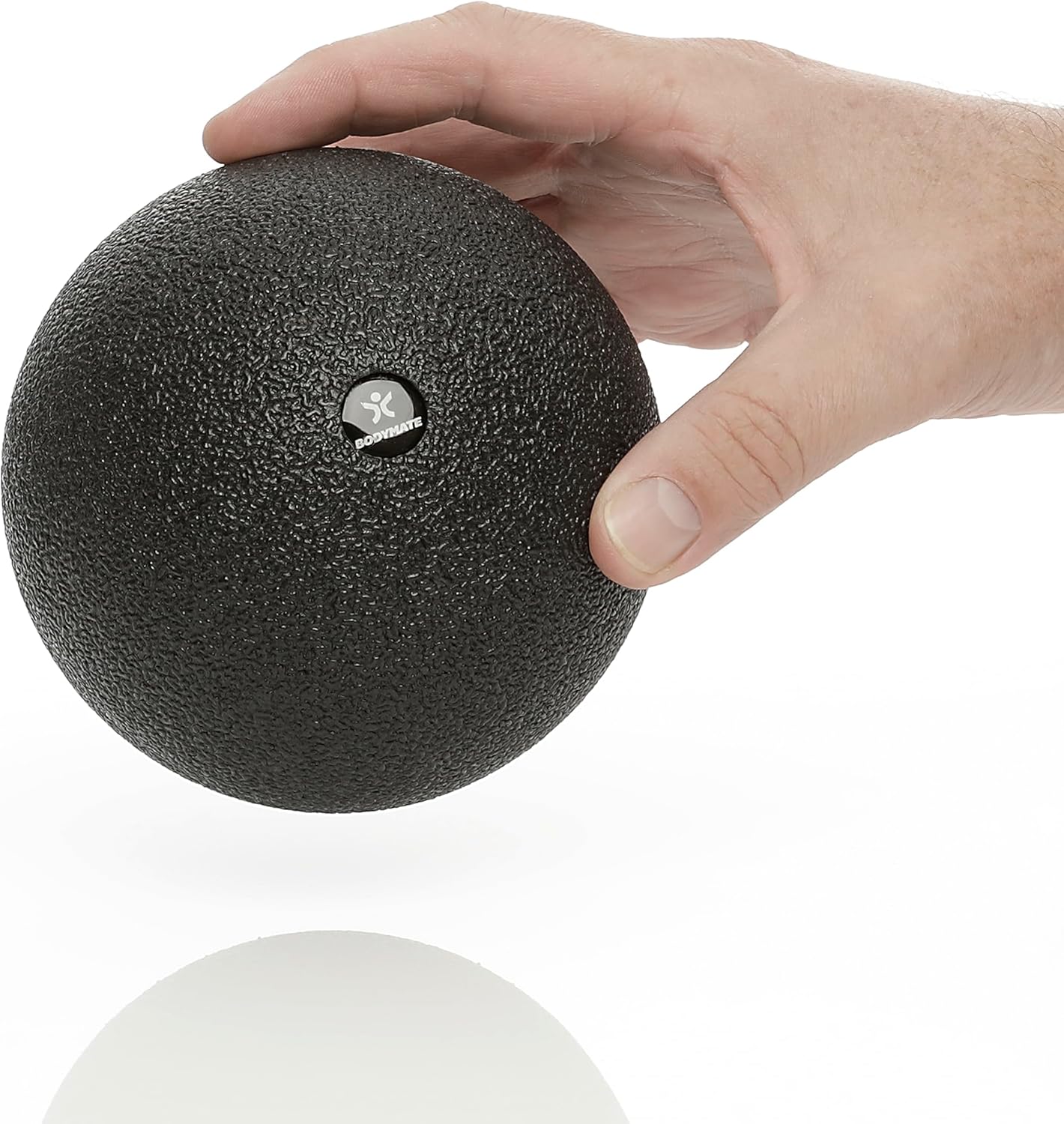 Thumbnail 3 de BODYMATE Set mit großem Faszien-Ball (12 cm) und großem Faszien-DUO-Ball (12×24 cm), Schwarz – Selbstmassage-Bälle für Faszientraining
