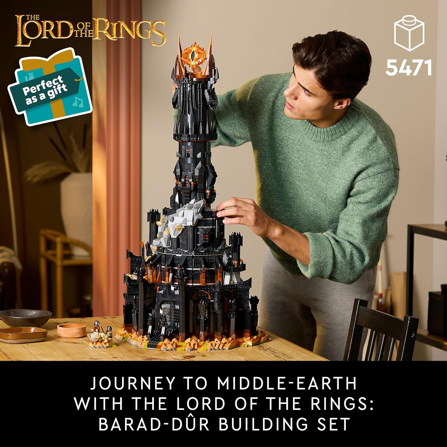 Thumbnail 1 de LEGO Icons Barad-dûr Model 10333