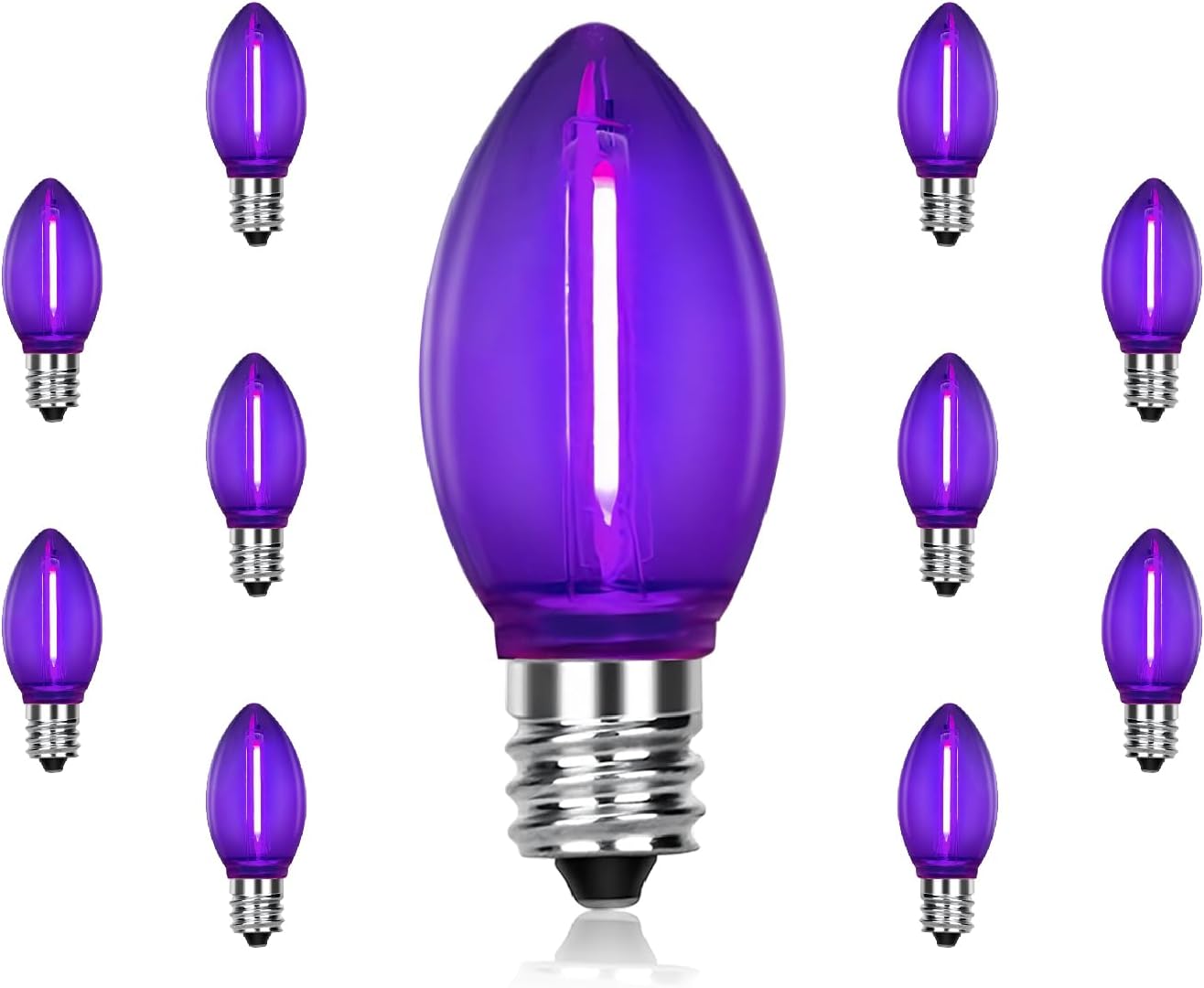 Detalle de CHYSUPER C7 LED Replacement Bulbs, E12 Base