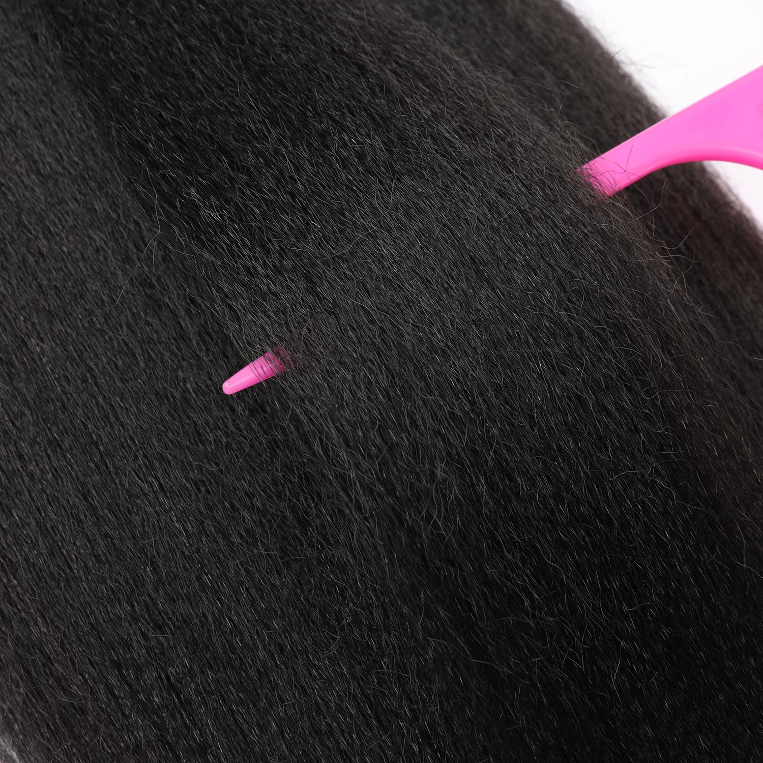 Detalle 2 de Ubeleco 20-Inch Pre-Stretched Braiding Hair, 8-Pack, #2 Yaki Synthetic Fiber
