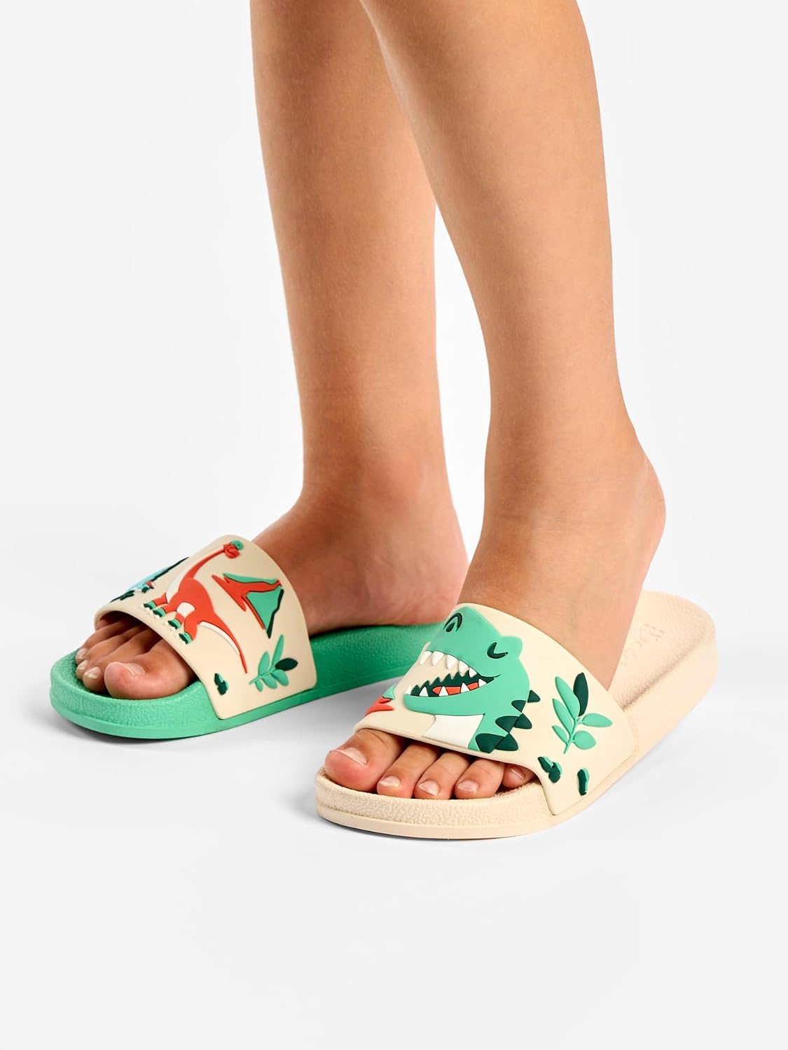 Detalle de Dedoles Badeschuhe & Hausschuhe Damen Herren Kinder – bunte, bequeme Slides mit lustigen Motiven