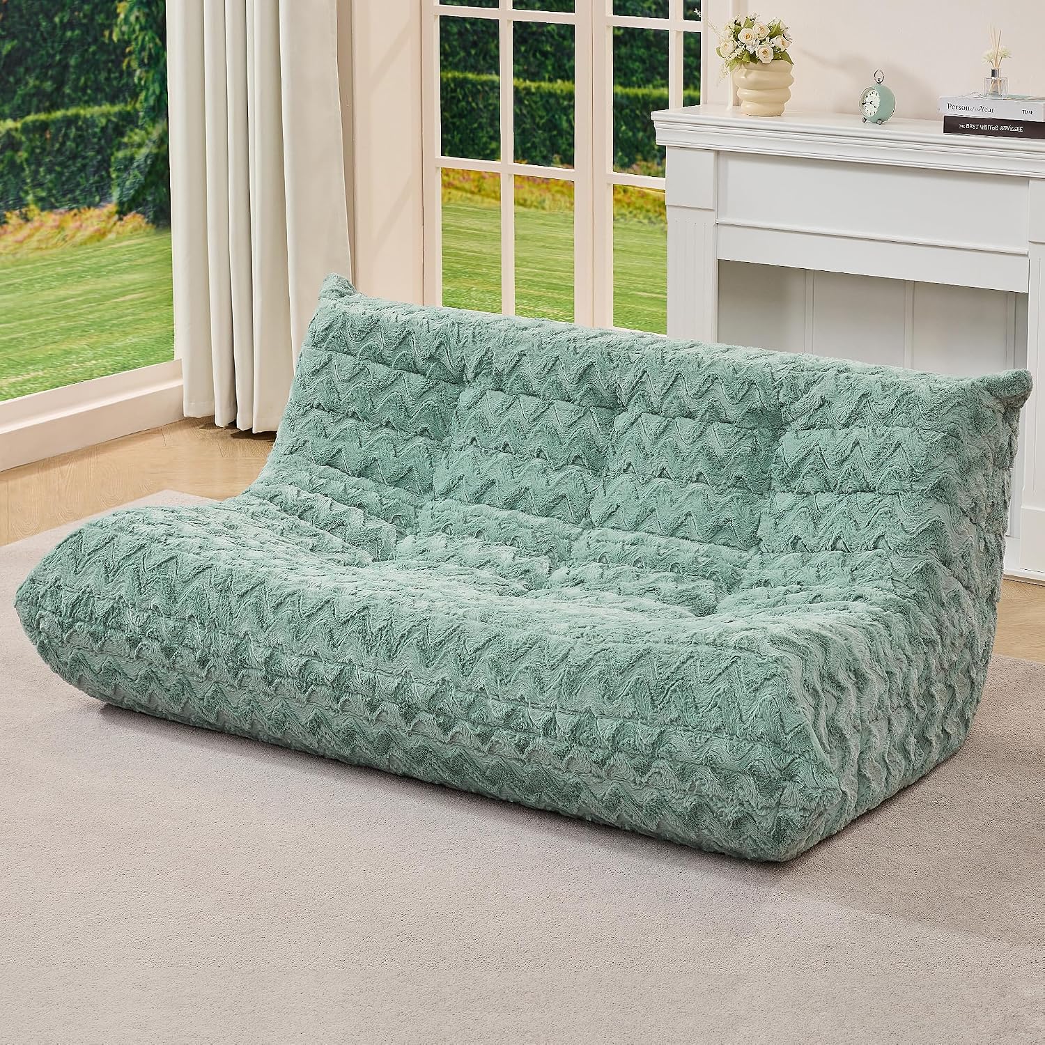 Detalle de Hobestluk Bean Bag Sofa, 3-Seater