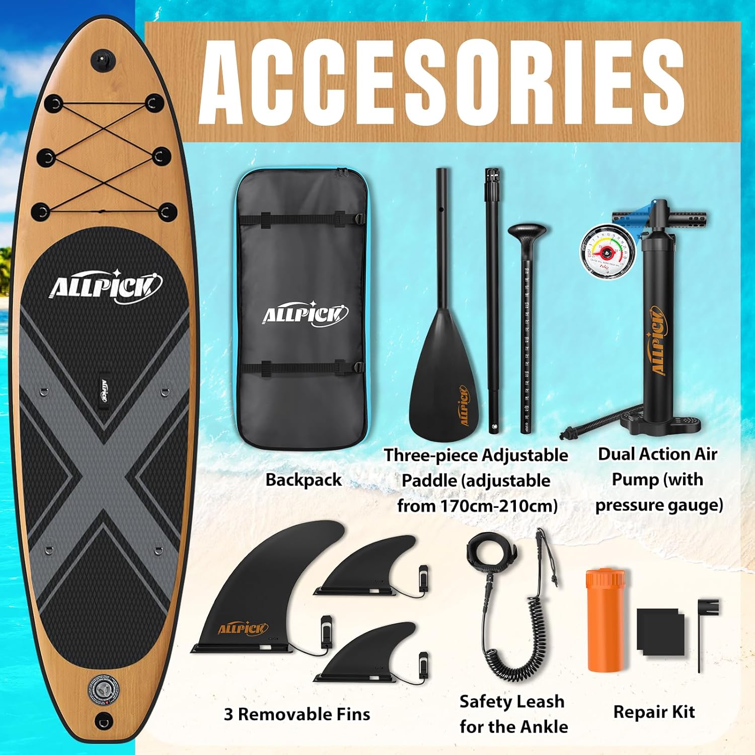 Thumbnail 5 de ALLPICK Premium SUP Board Set