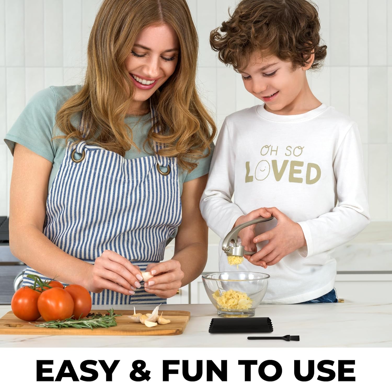 Thumbnail 6 de Zulay Kitchen Garlic Press Set 🧄