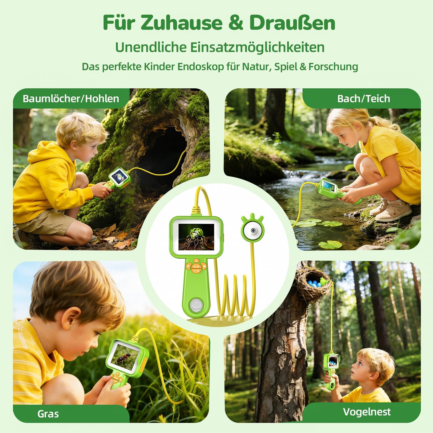 Thumbnail 6 de FINIBO Endoskopkamera Kinder 2.4" Display
