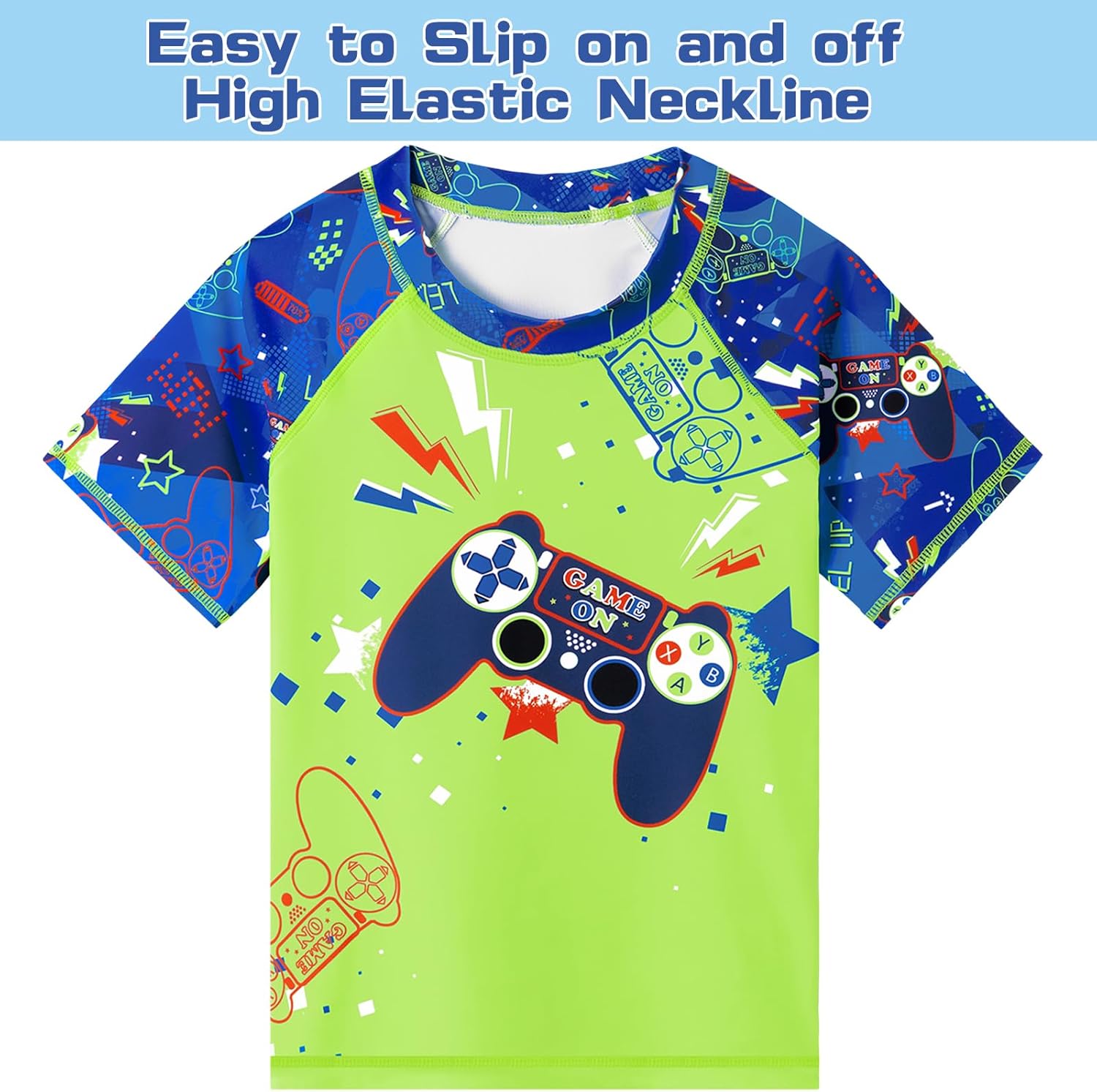 Thumbnail 2 de WAWSAM Kinder Jungen UV-Schutz Bade-Set (Badeanzug + Rashguard) für den Sommer