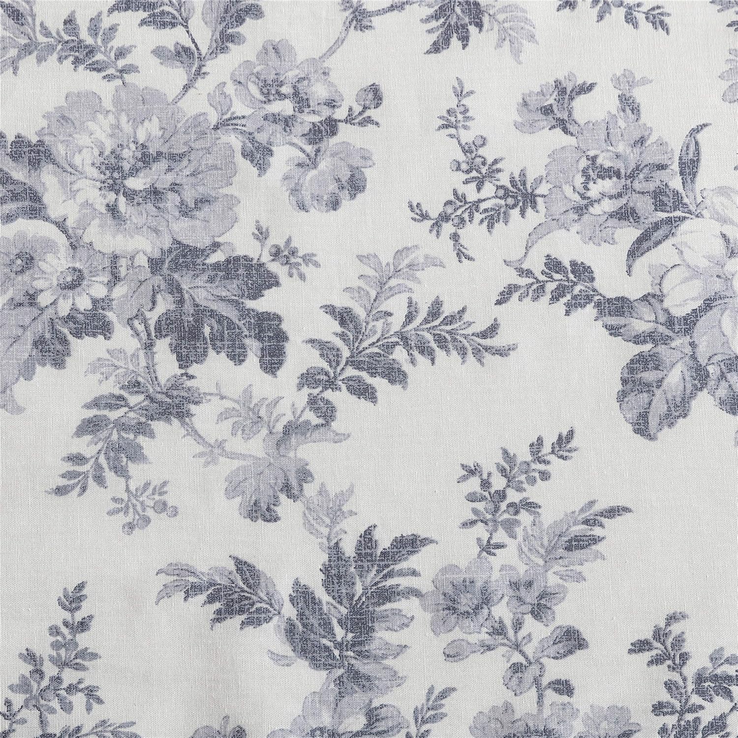 Thumbnail 2 de Laura Ashley Annalise Floral – bawełniana falbana okienna, szara, wiązana