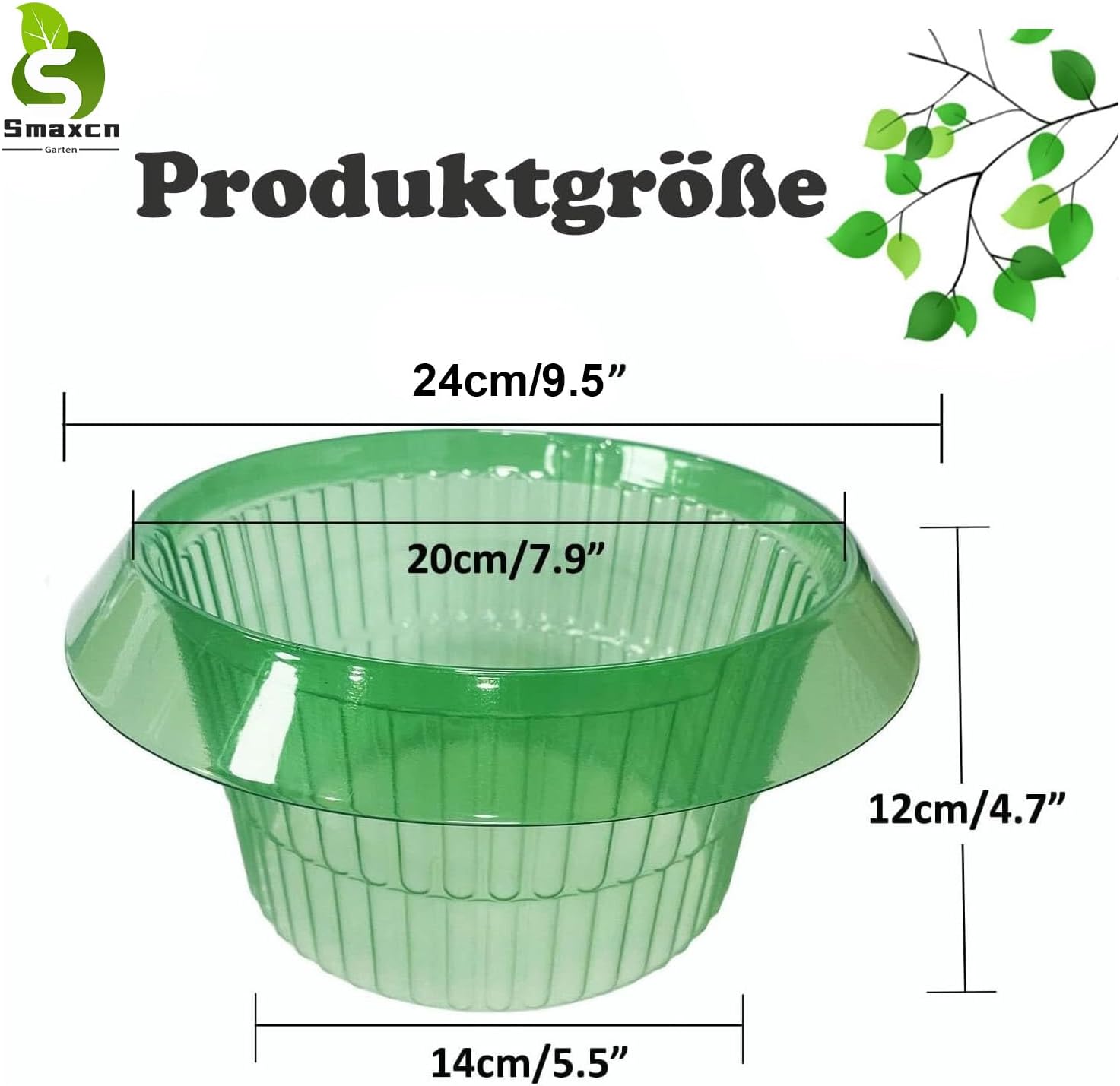Thumbnail 5 de Smaxcn Schneckenschutzring – 30 Stück für Salat & Kohl, langlebig, chemiefrei