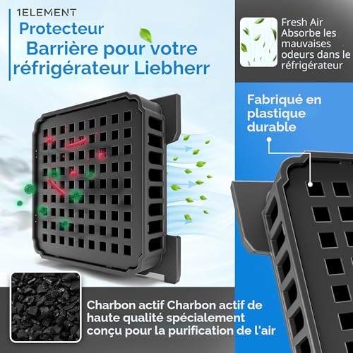 Thumbnail 1 de Filtre à charbon actif pour réfrigérateur Liebherr – 1E, remplacement BioFresh/FreshAir