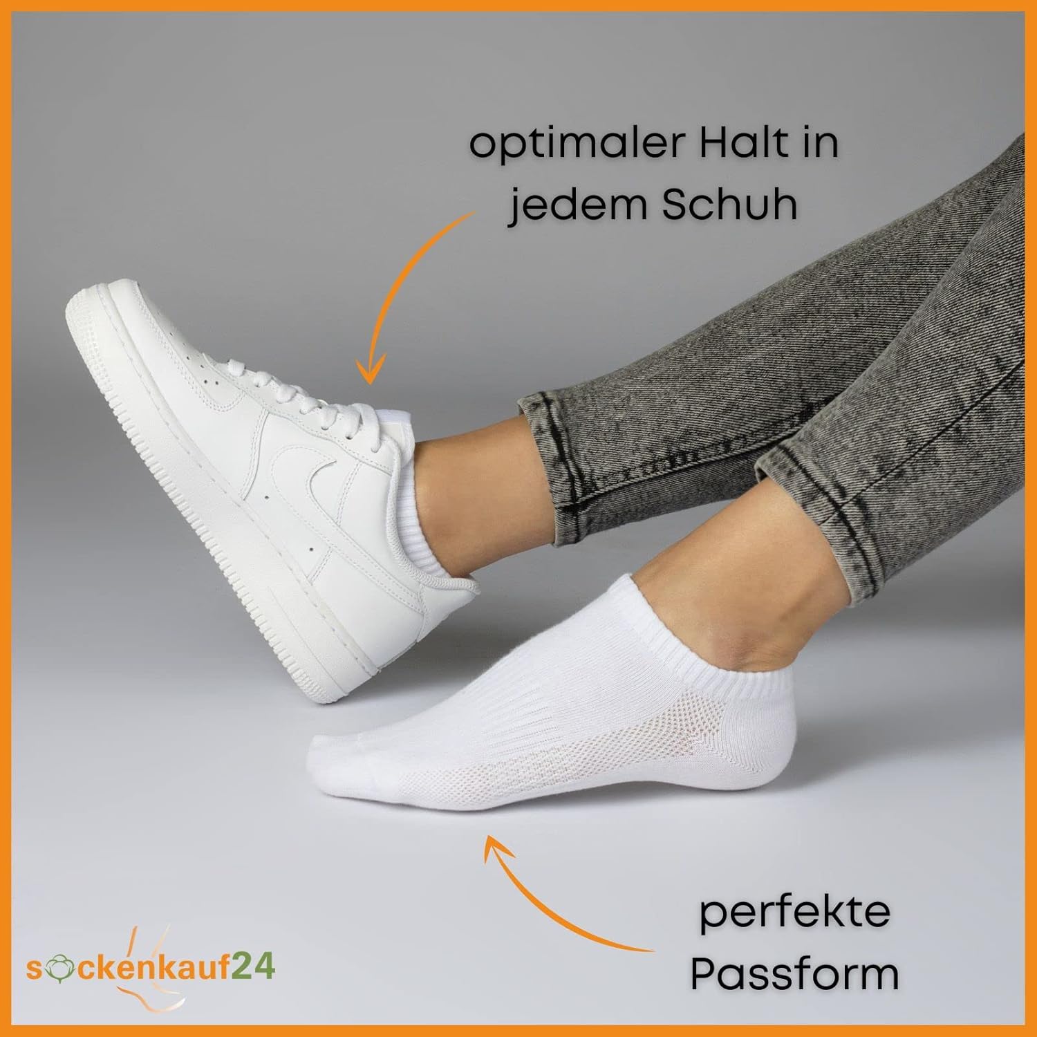 Thumbnail 1 de 10 Paar Sneaker Socken aus Baumwolle (Herren & Damen) – kurz, atmungsaktiv, 81% Baumwolle