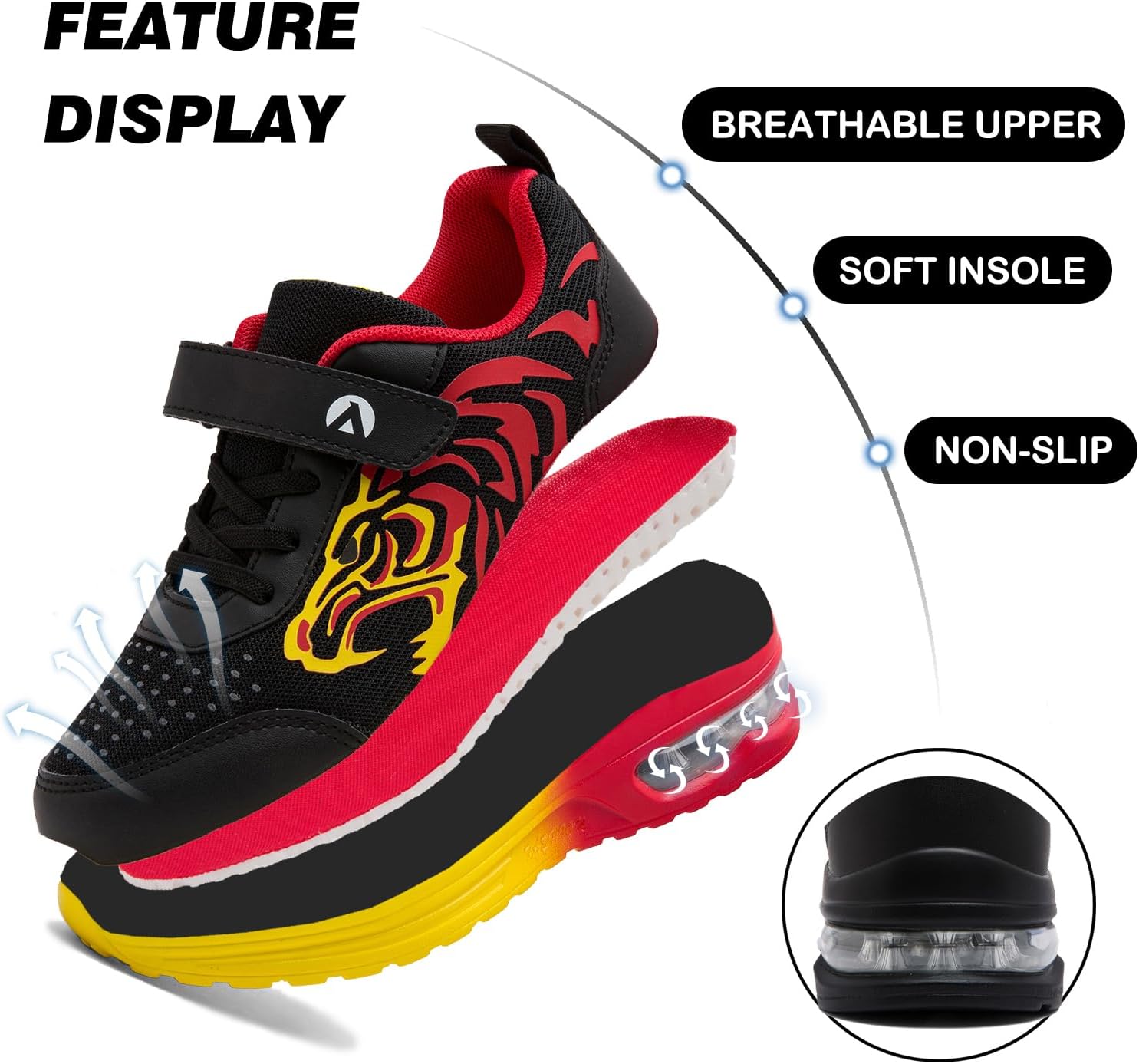 Thumbnail 5 de PiDaGlobal Zapatillas deportivas niños Velcro