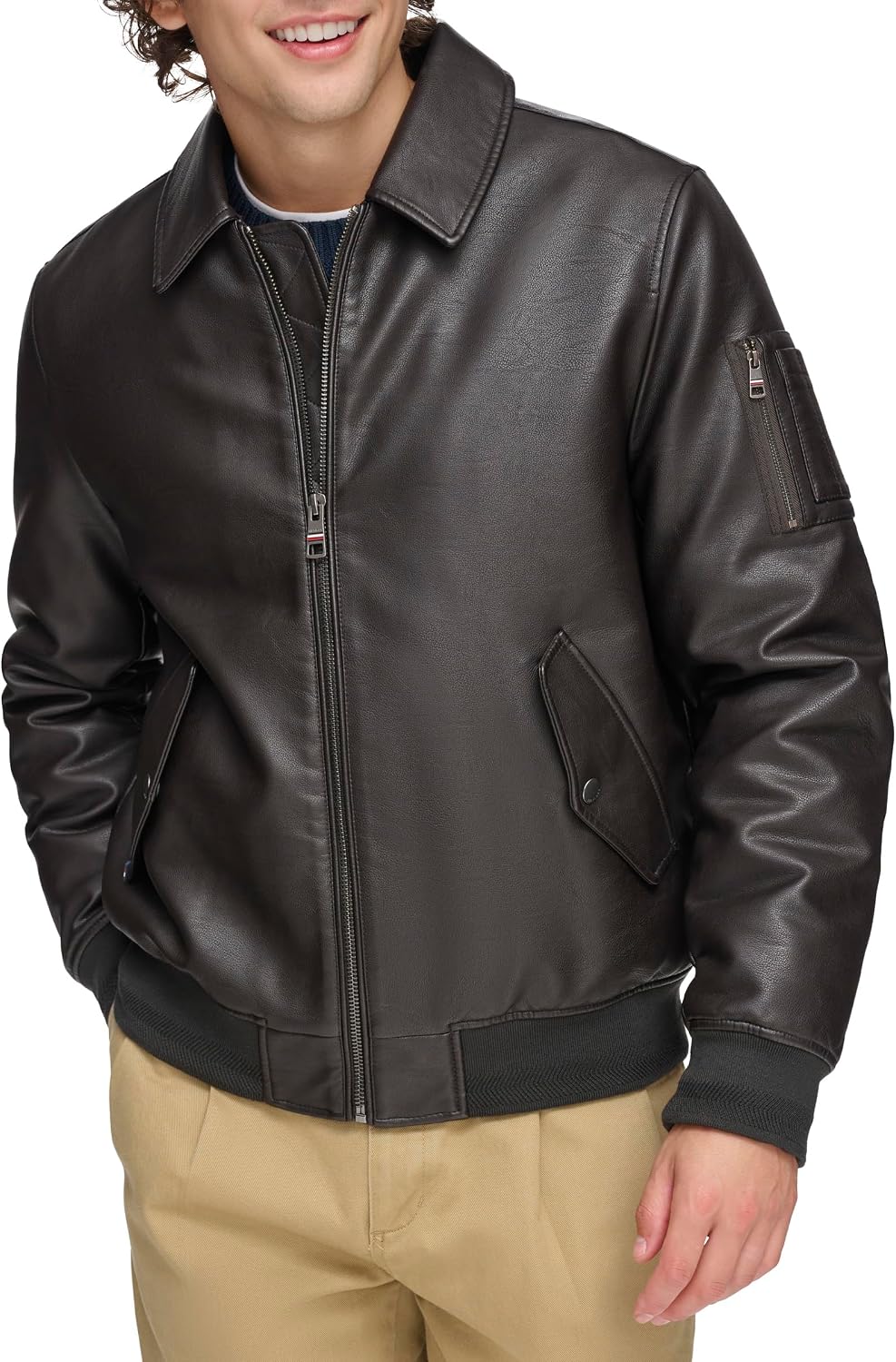 Thumbnail 6 de Tommy Hilfiger bomber jacket, faux leather