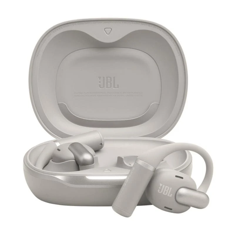 Detalle de JBL Sense Pro: auriculares inalámbricos con cancelación de ruido, ajuste seguro y protección IP54