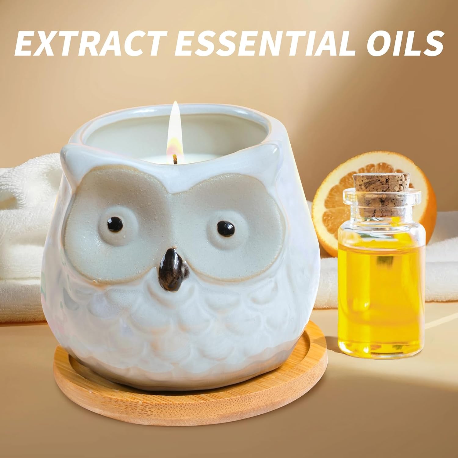 Detalle de Fpathway Enchanting Owl Scented Candle