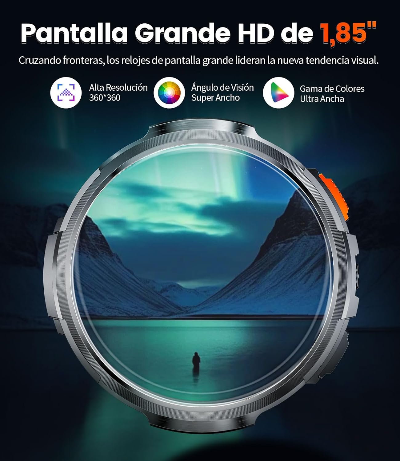 Detalle 2 de Reloj Inteligente DREMAC FV6 1,85'' 730 mAh