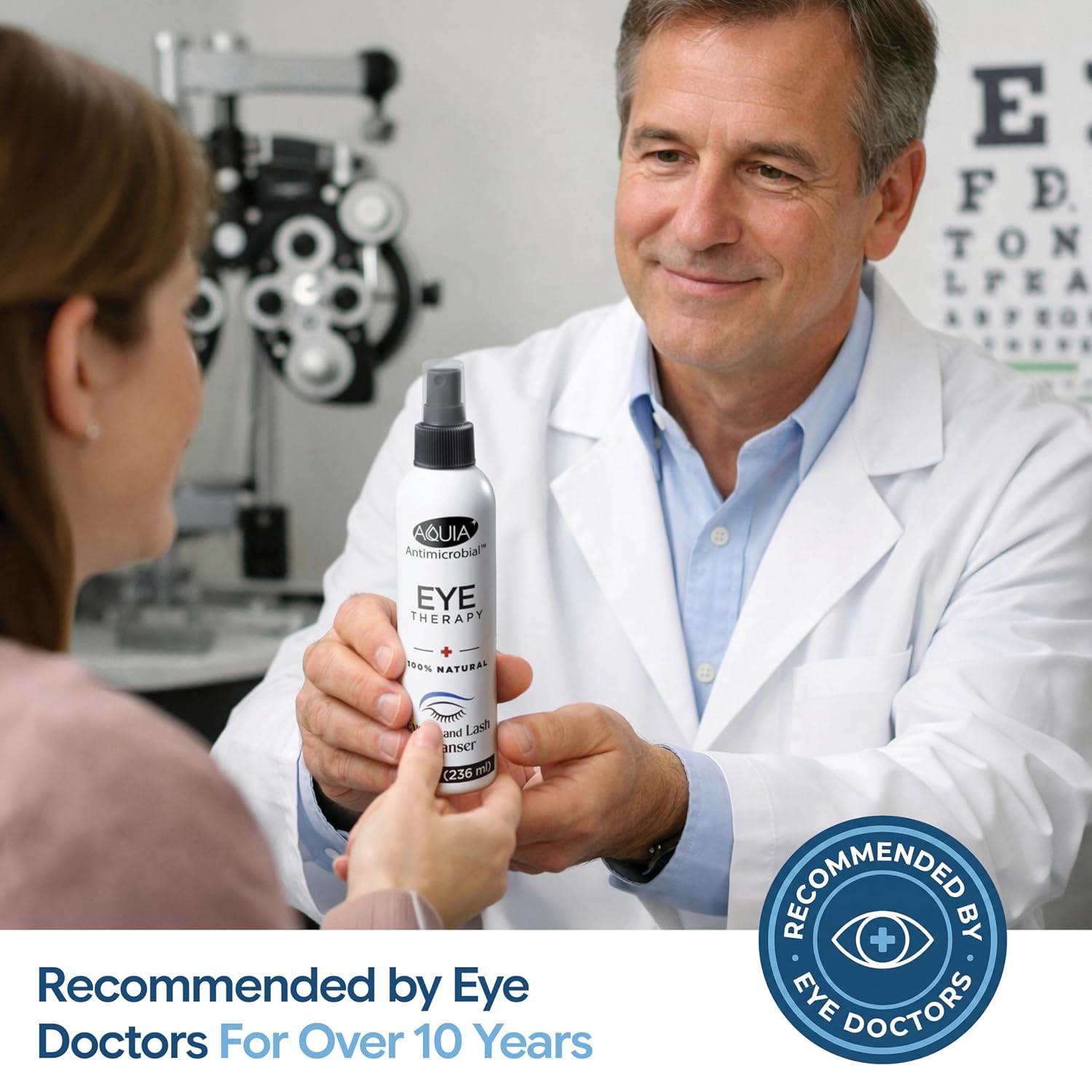 Detalle de Eyelid Cleanser Spray 8oz — Hypochlorous Eye Cleanser for Blepharitis, Stye, and Demodex