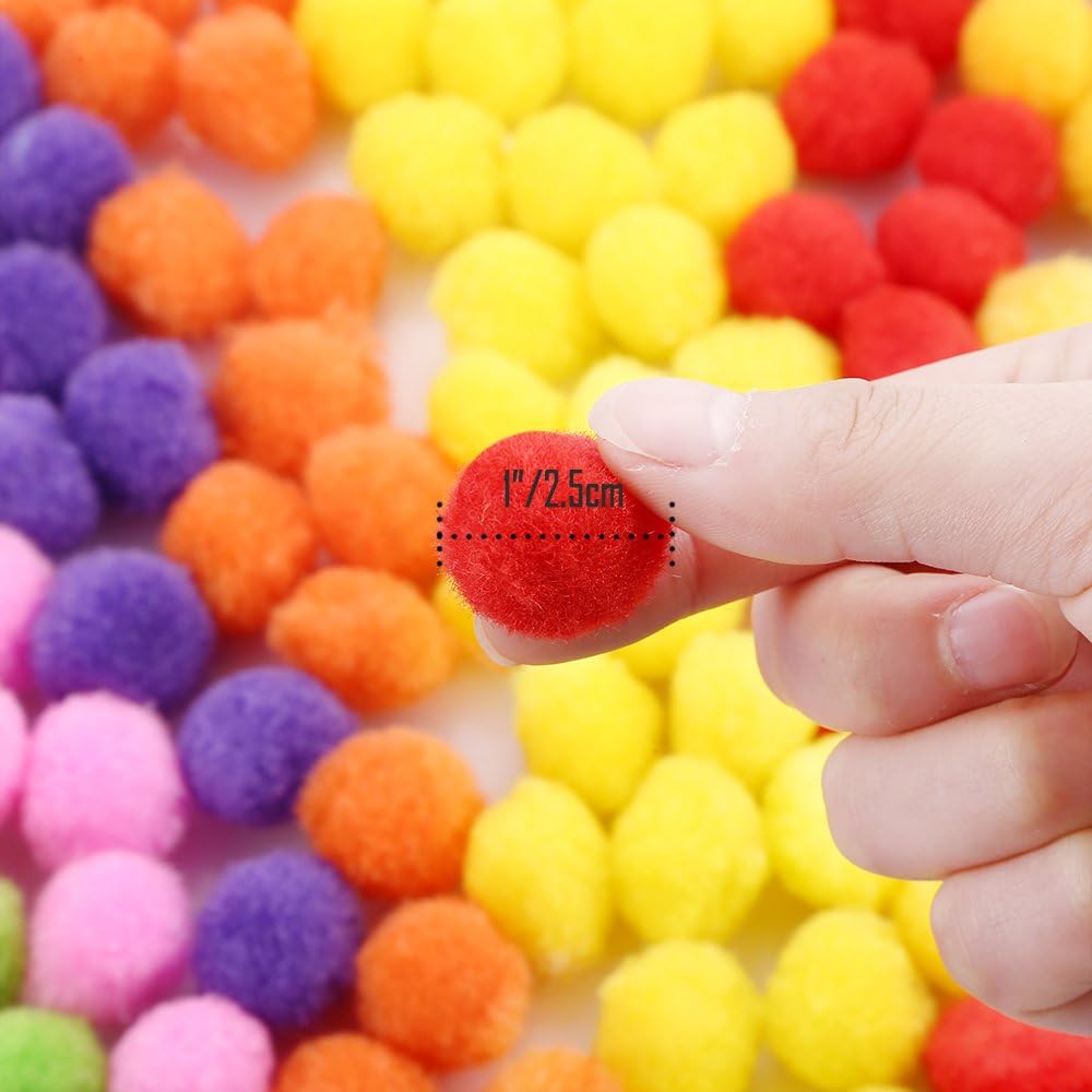 Thumbnail 3 de Caydo 300 Pcs 2.5 cm Pom Poms