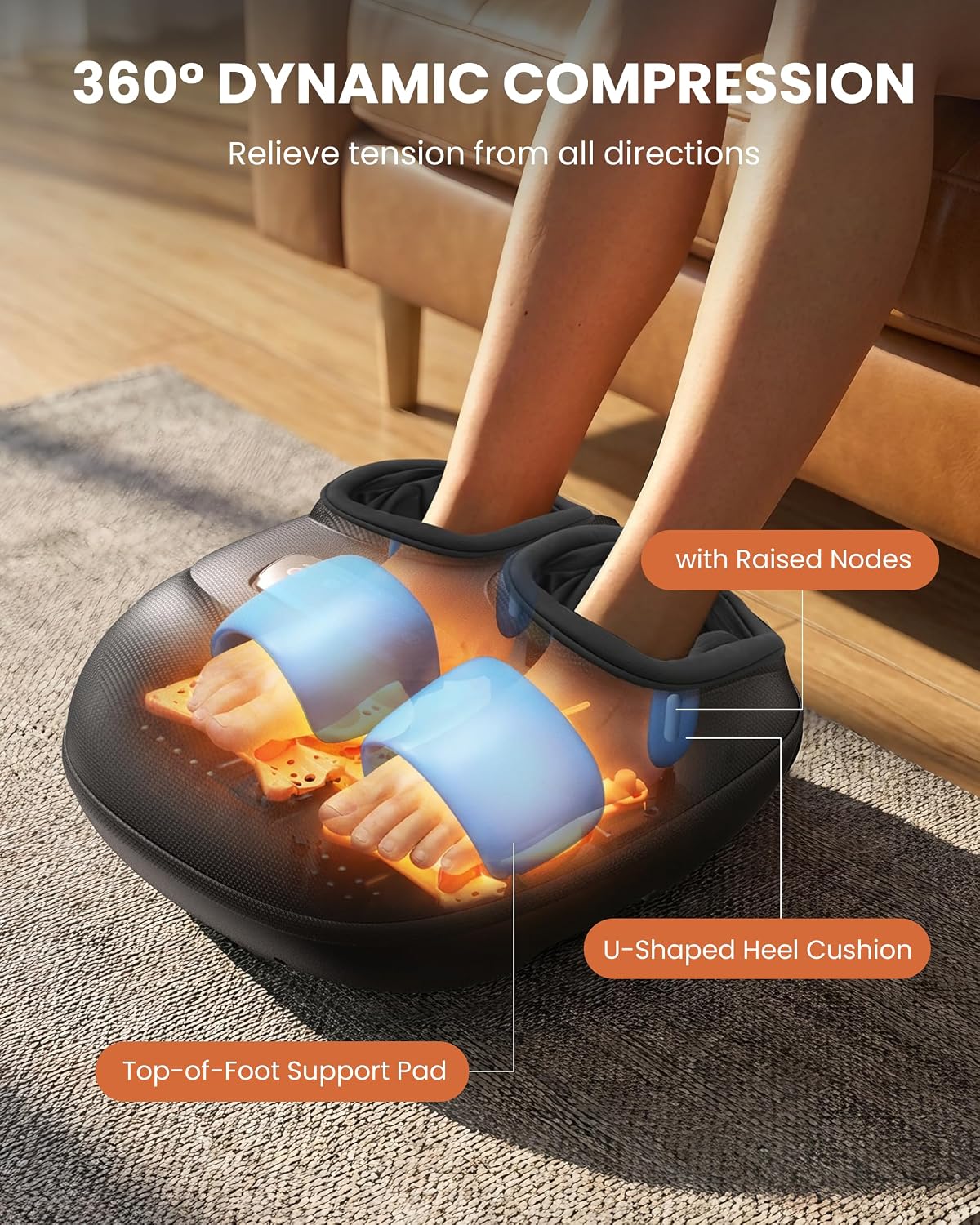 Thumbnail 4 de CILI FSA Eligible HSA Shiatsu Foot Massager ⚙