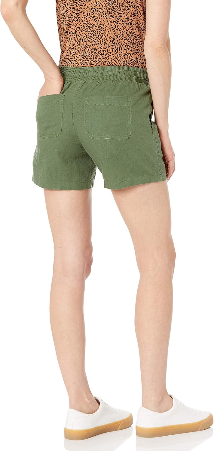 Detalle 2 de Amazon Essentials Linen Blend Shorts 5-inch