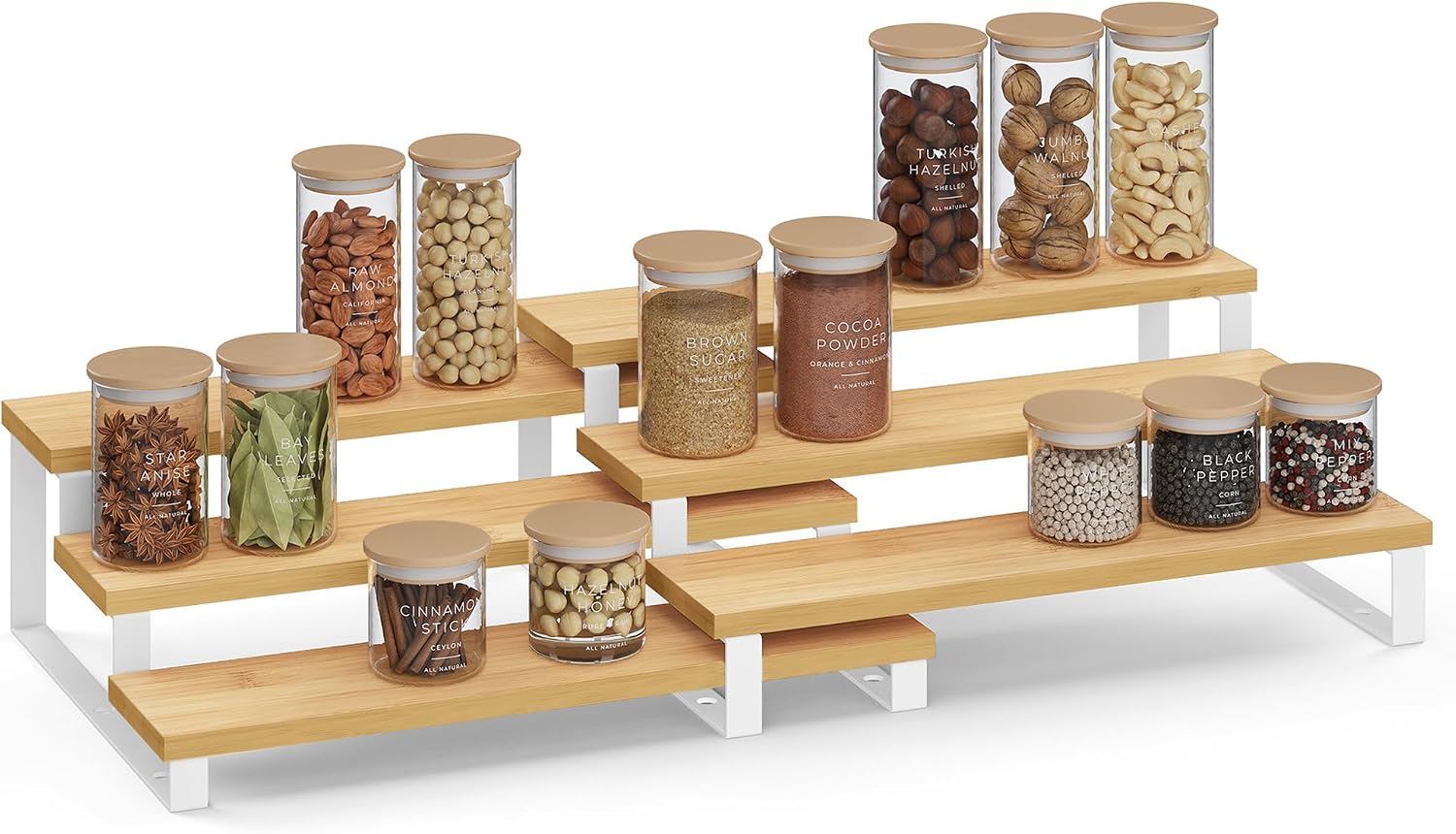 Detalle de SONGMICS Spice Rack 3-Tier set