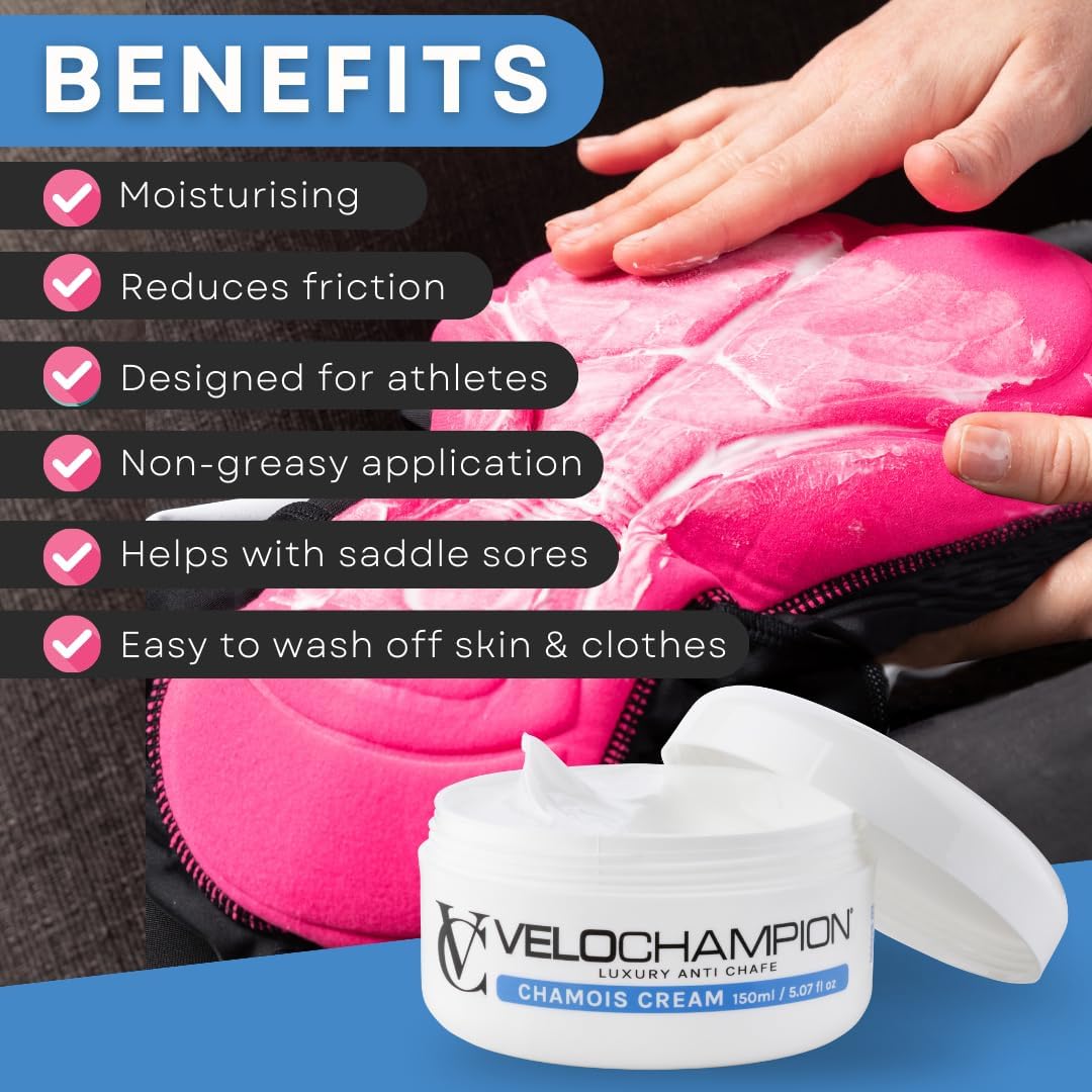 Detalle 2 de VeloChampion Crema chamois anti-irritazione per ciclismo