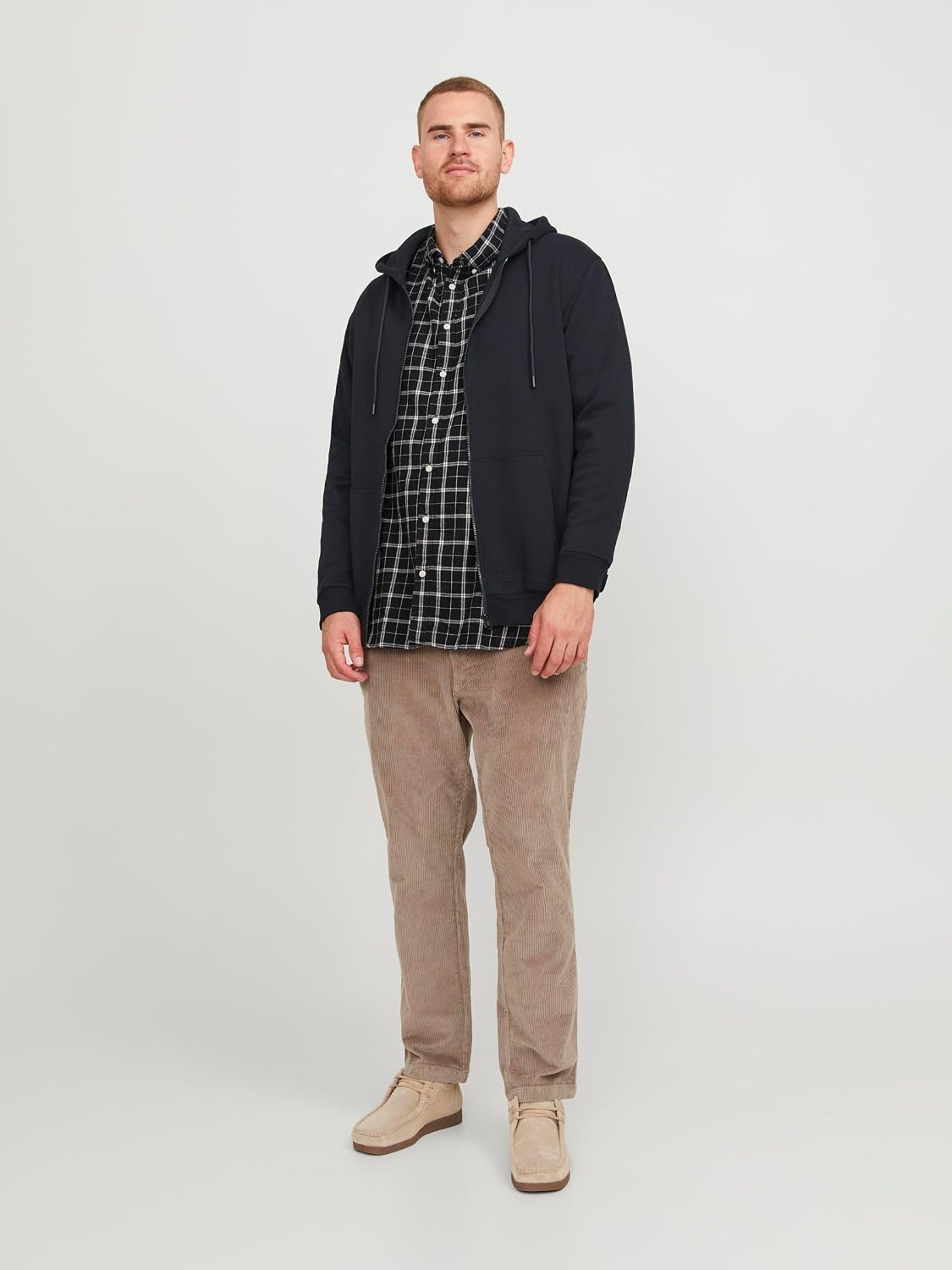 Thumbnail 4 de JACK & JONES Zip Hoodie 61% poliéster 39% algodón